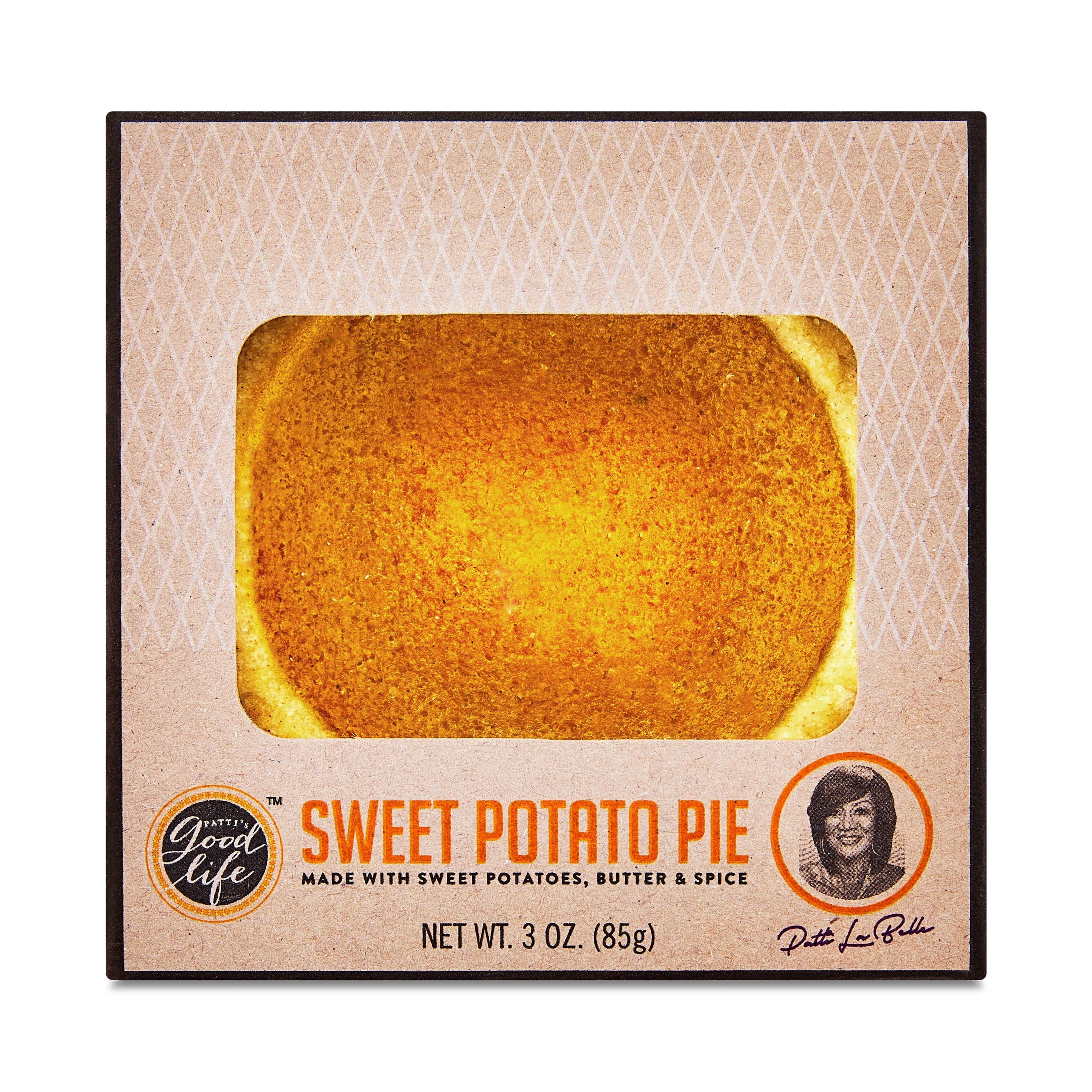 Patti LaBelle Mini Sweet Potato Pie, 3 oz, Baked, Shelf Stable, Creamy Filling and Flakey Crust
