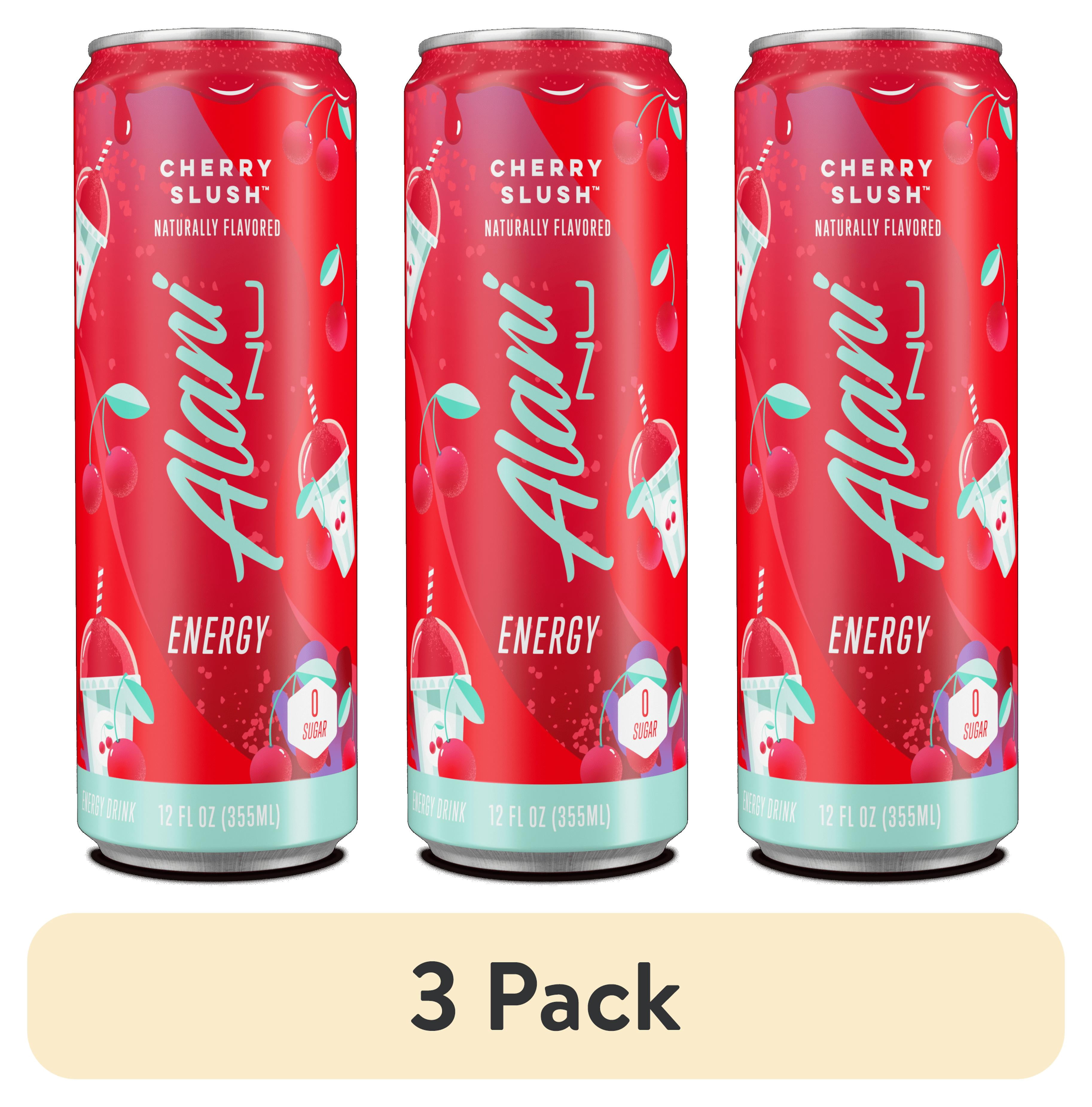 (3 pack) Alani Nu, Cherry Slush, 12 fl oz, Single Can
