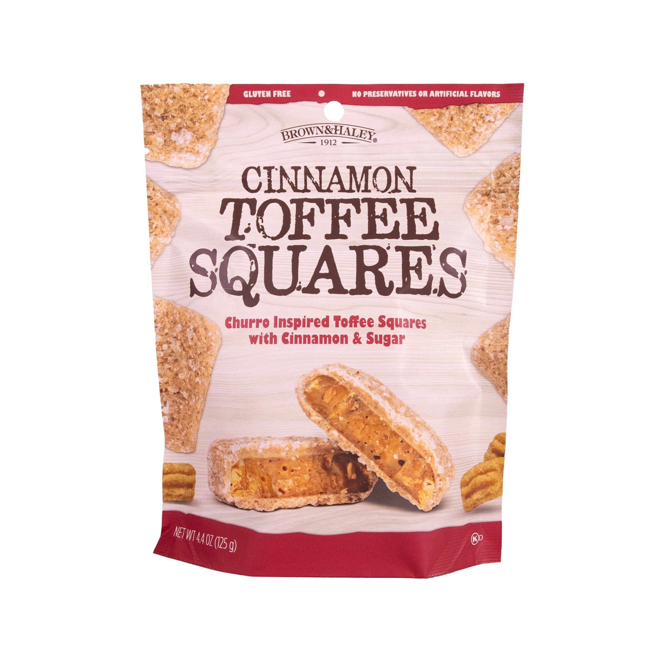 Brown & Haley, Gluten Free, Cinnamon Toffee Squares, 4.4oz