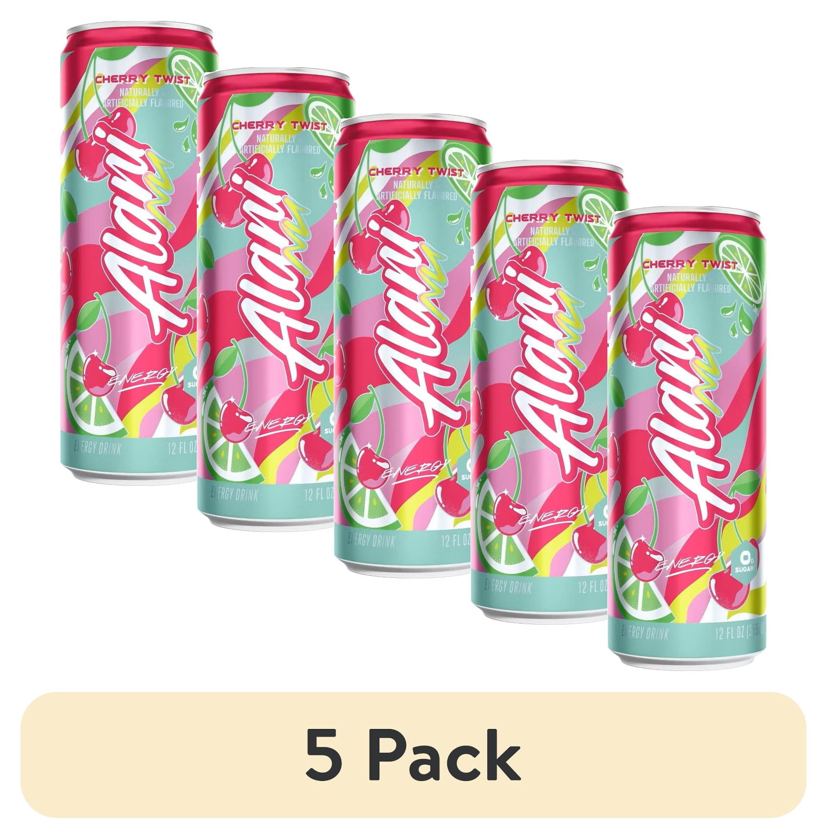 (5 pack) Alani Nu, Cherry Twist, 12 fl oz, Single Can