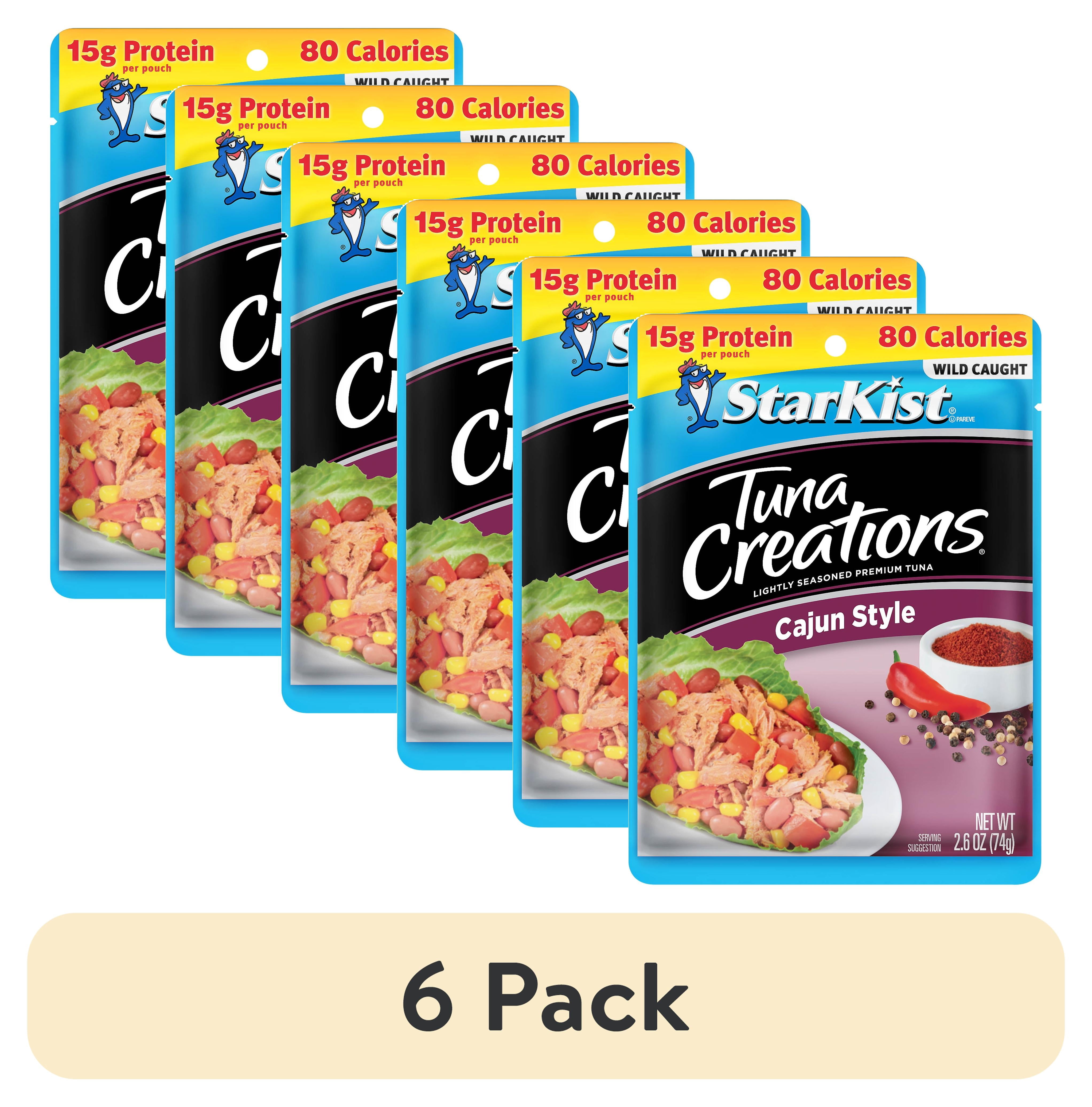 (6 pack) Starkist Tuna Creations Cajun Style, 2.6 oz Pouch