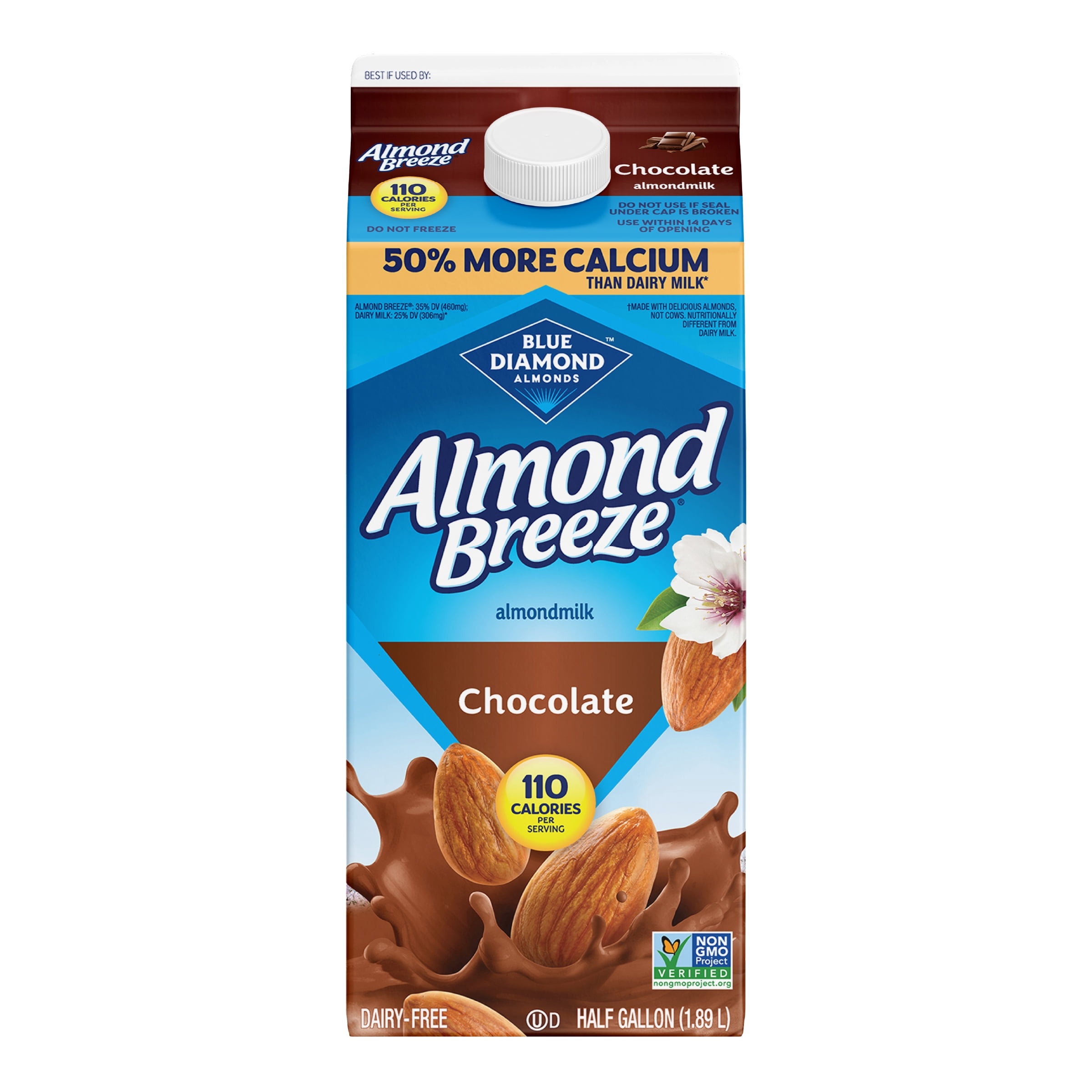 Almond Breeze Chocolate Almondmilk, Half Gallon (1.89 L)