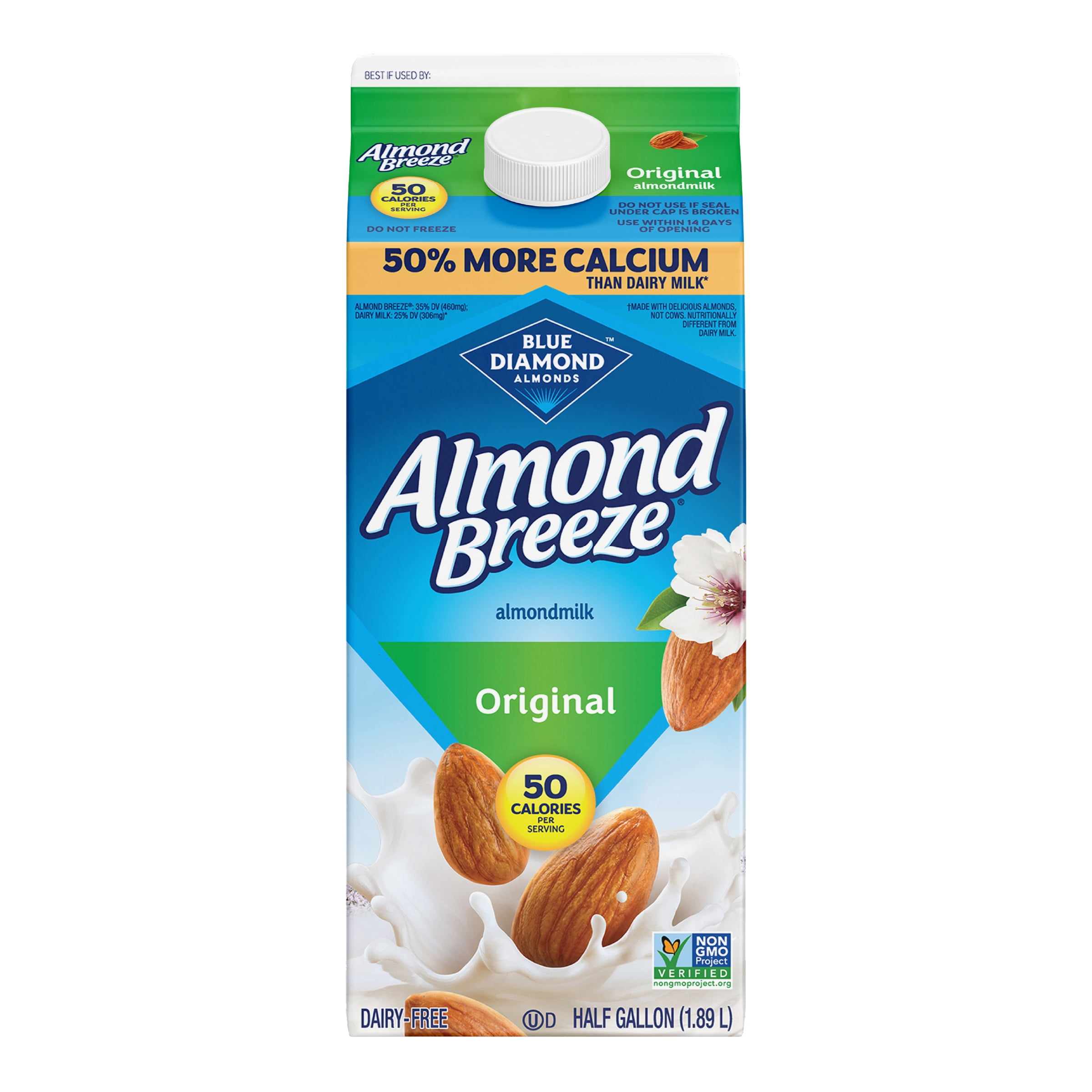 Almond Breeze Original Almondmilk, Half Gallon (1.89 L)