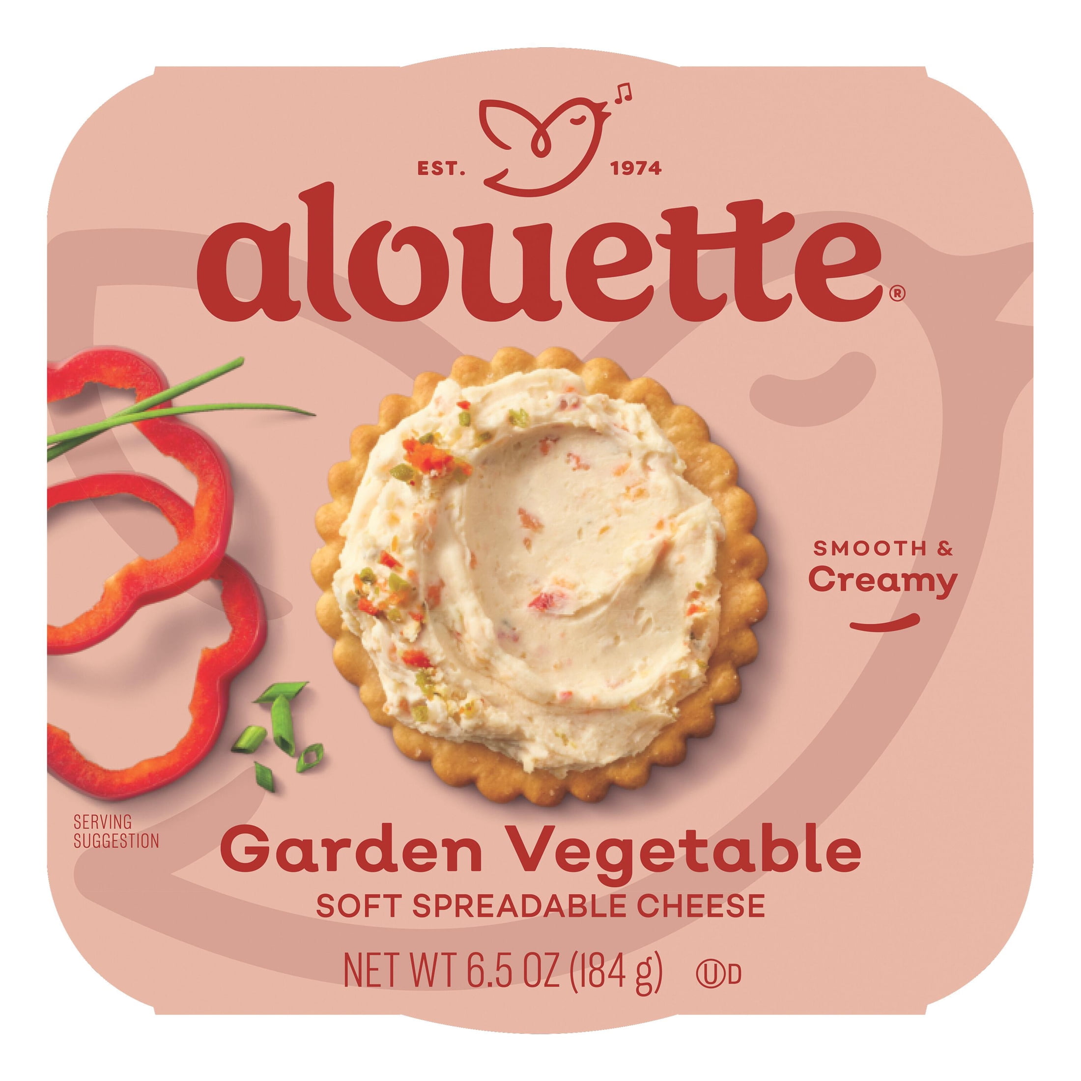 Alouette Garden Vegetable Soft Spreadable Cheese 6.5 oz (Fresh)