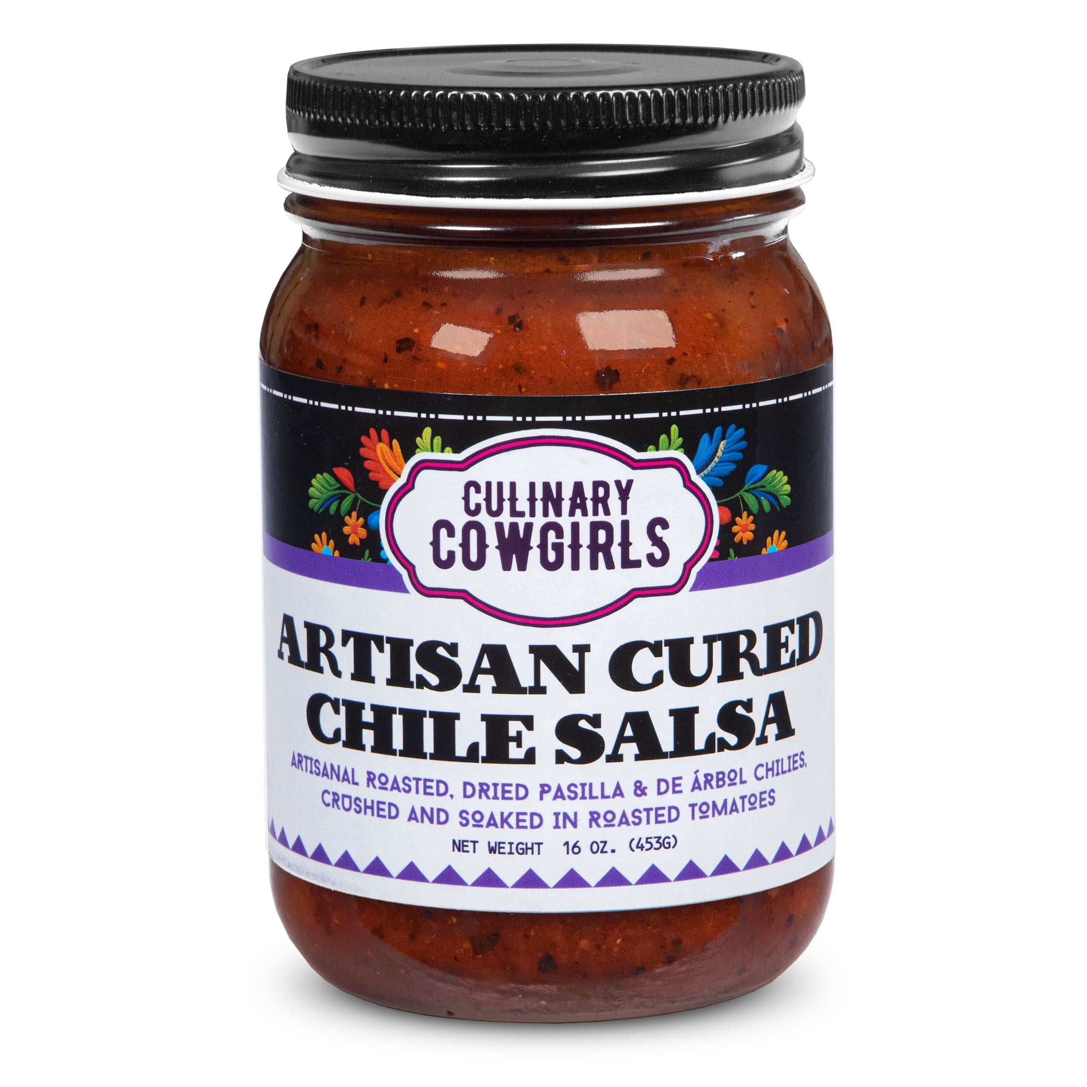 Culinary Cowgirls Artisan Cured Chile Salsa, 16 oz