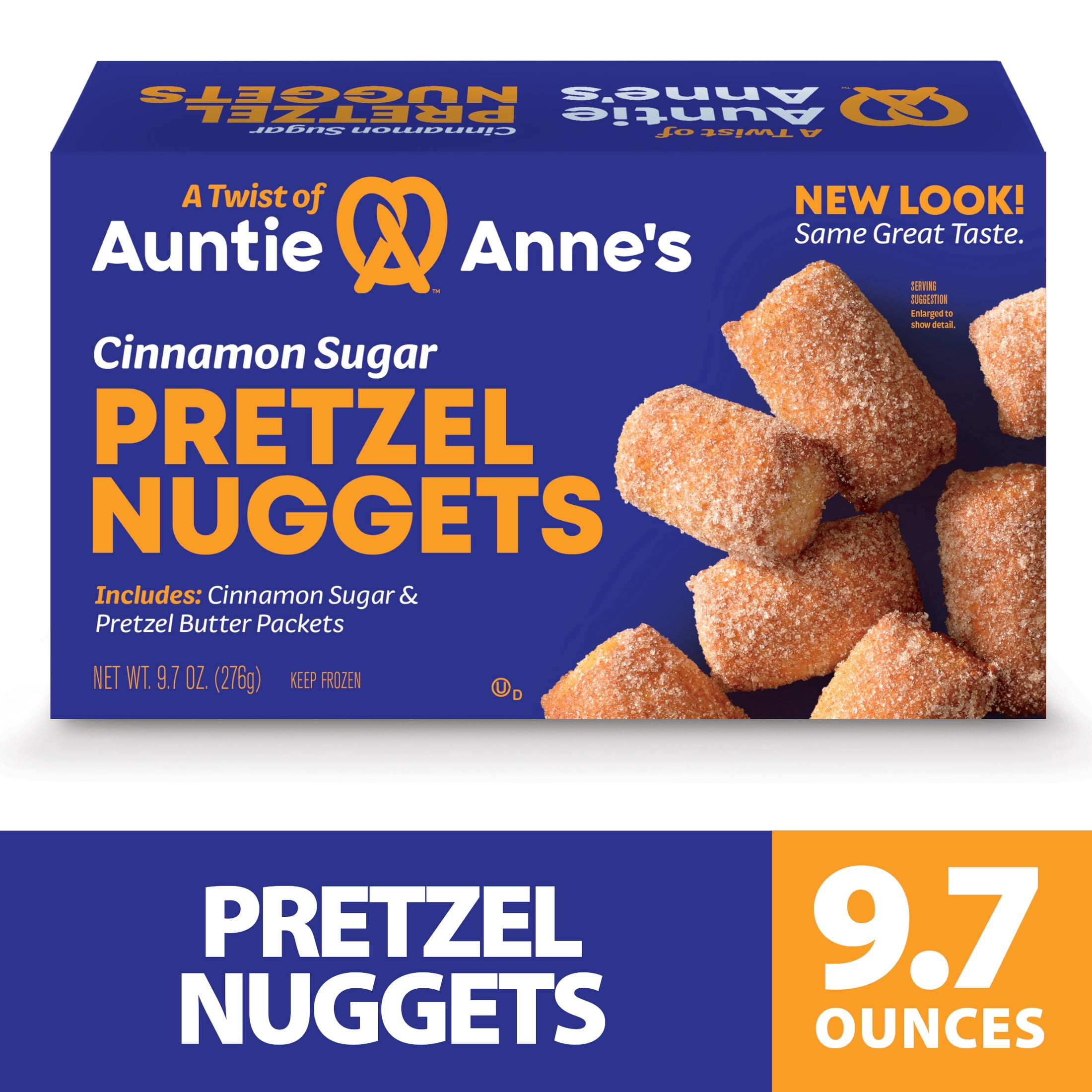 Auntie Anne's Cinnamon Sugar Pretzel Nuggets, 9.7 oz (Frozen)