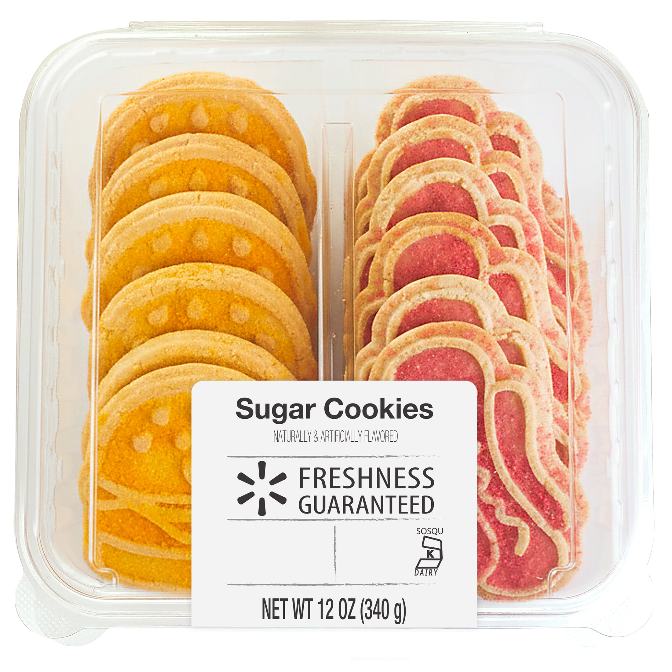 Freshness Guaranteed Hamburger and Hot Dog-Shaped Sugar Cookies, 12 oz, 12 Count