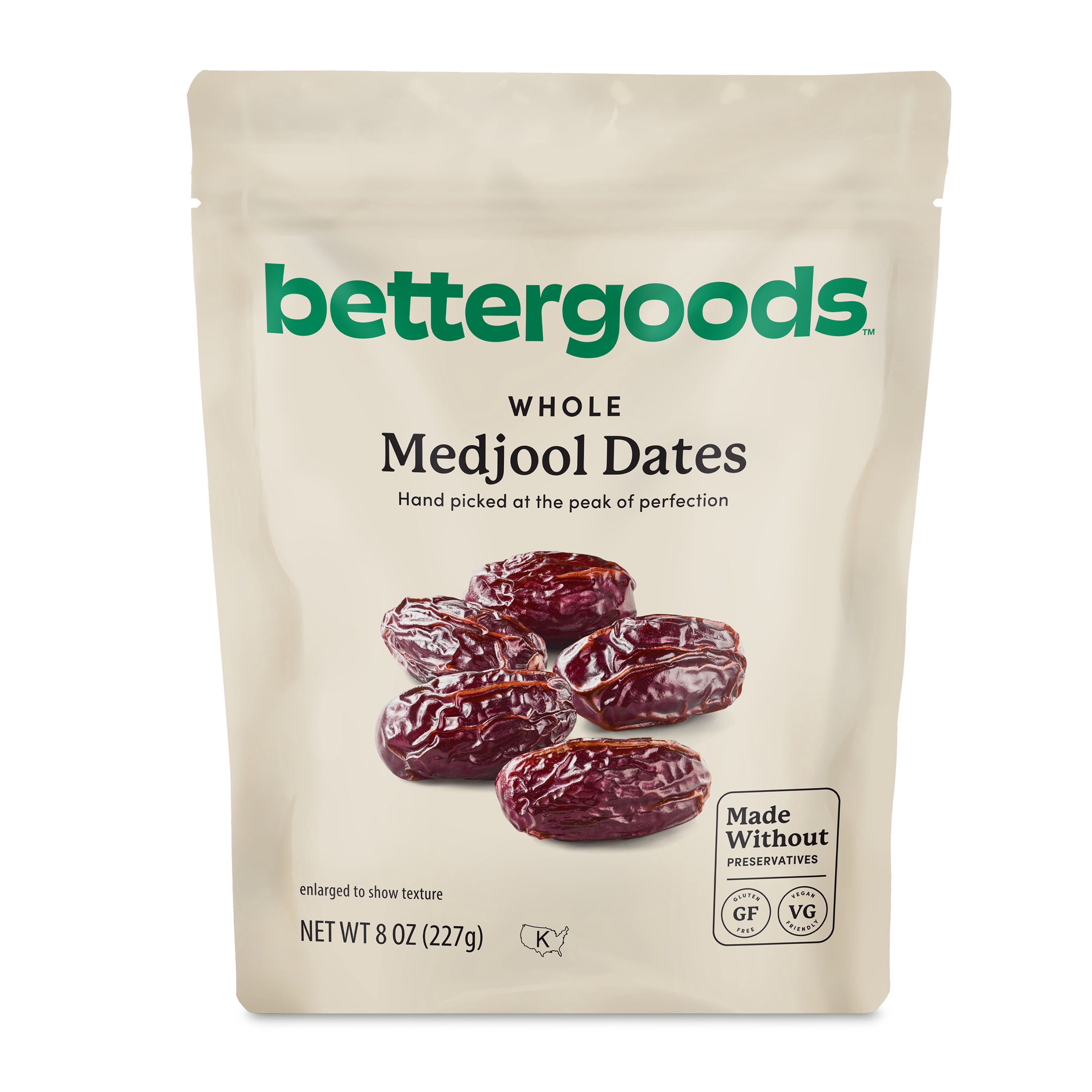 bettergoods Whole Medjool Dates Dried Fruit, 8 oz