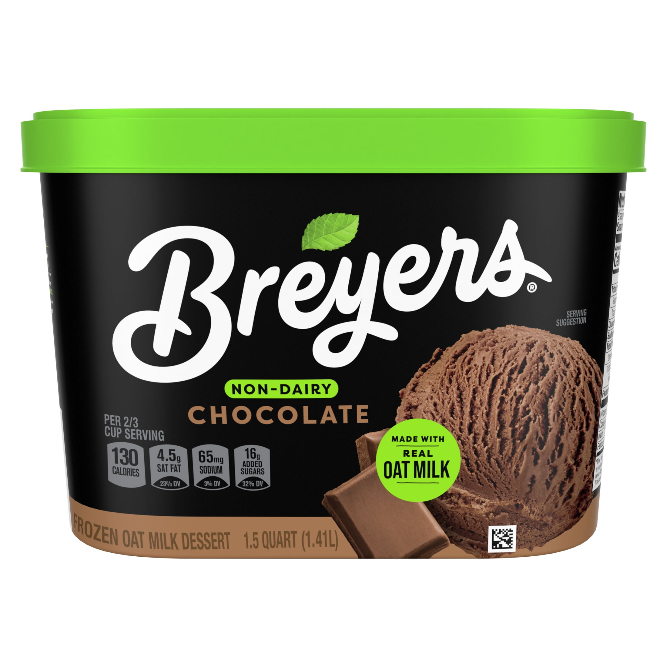Breyers Non Dairy Chocolate Ice Cream, 1.5 qt