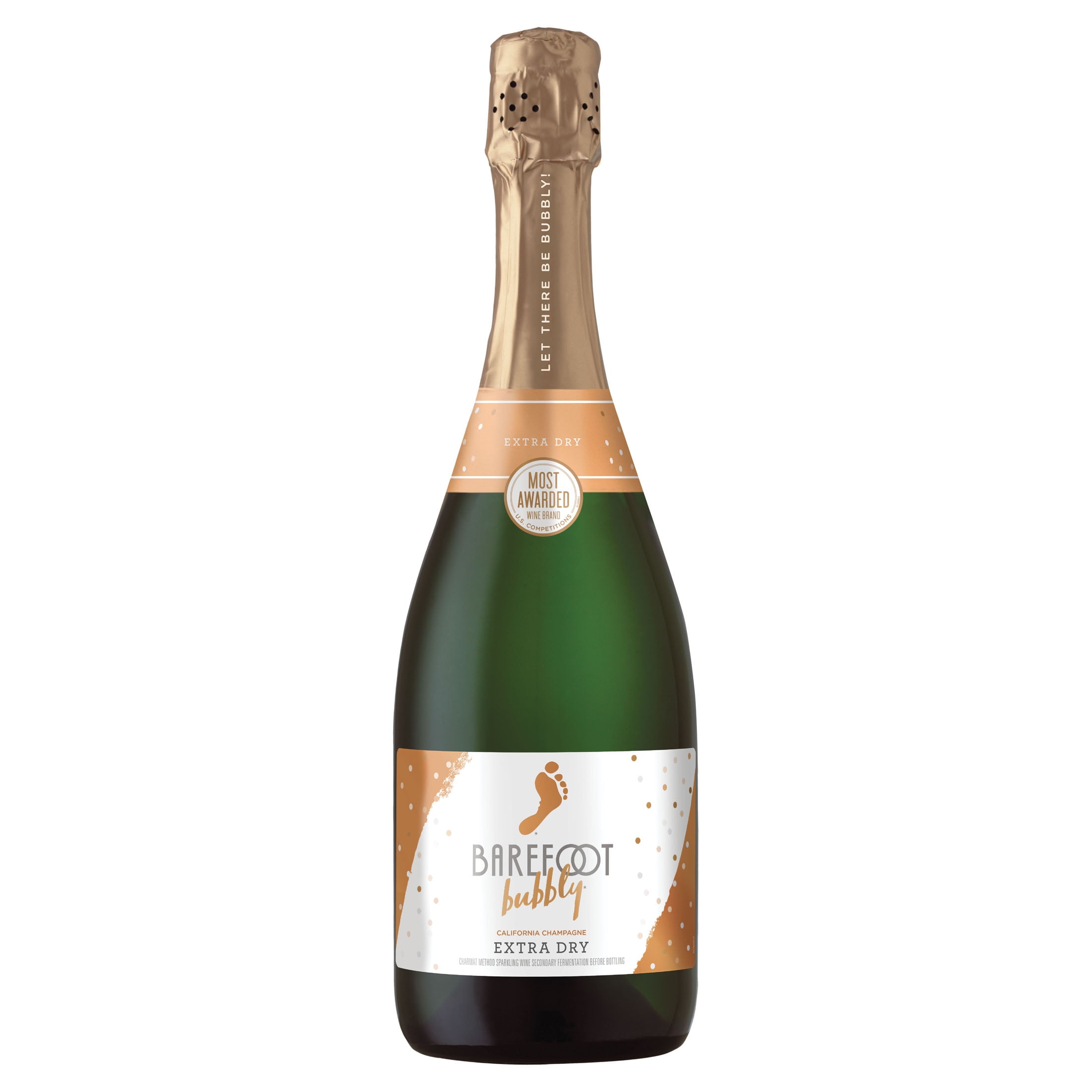 Barefoot Bubbly Extra Dry Sparkling White Wine, 750ml Bottle
