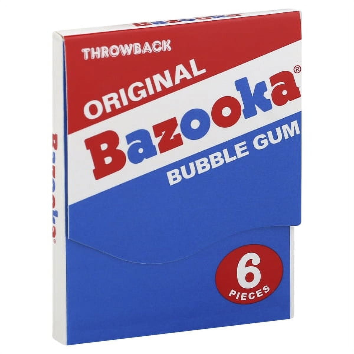 Bazooka Bubble Gum Original Nostalgia Mini-Wallet Pack - 6 Piece