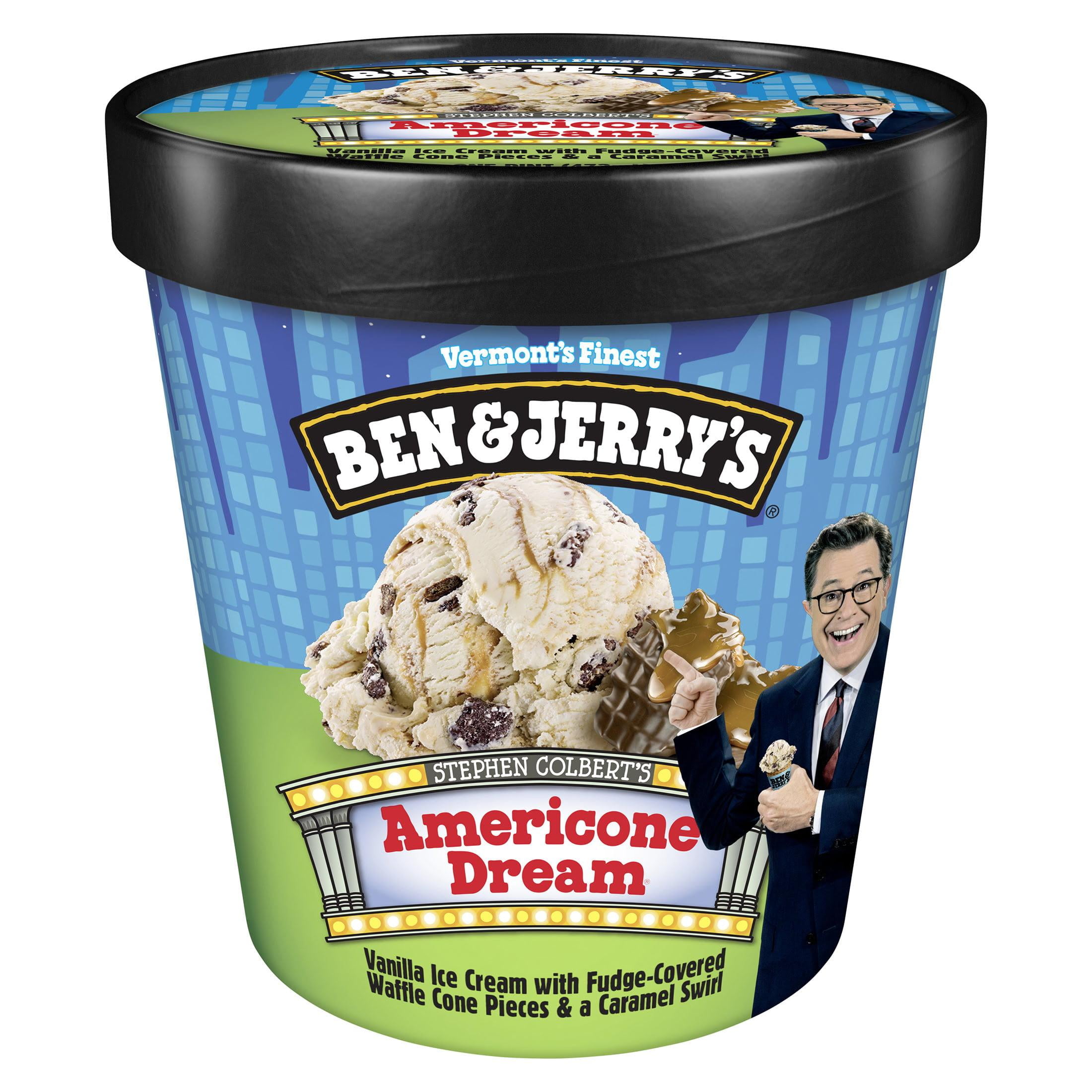 Ben & Jerry's Americone Dream Vanilla Ice Cream Pint, 16 fl oz