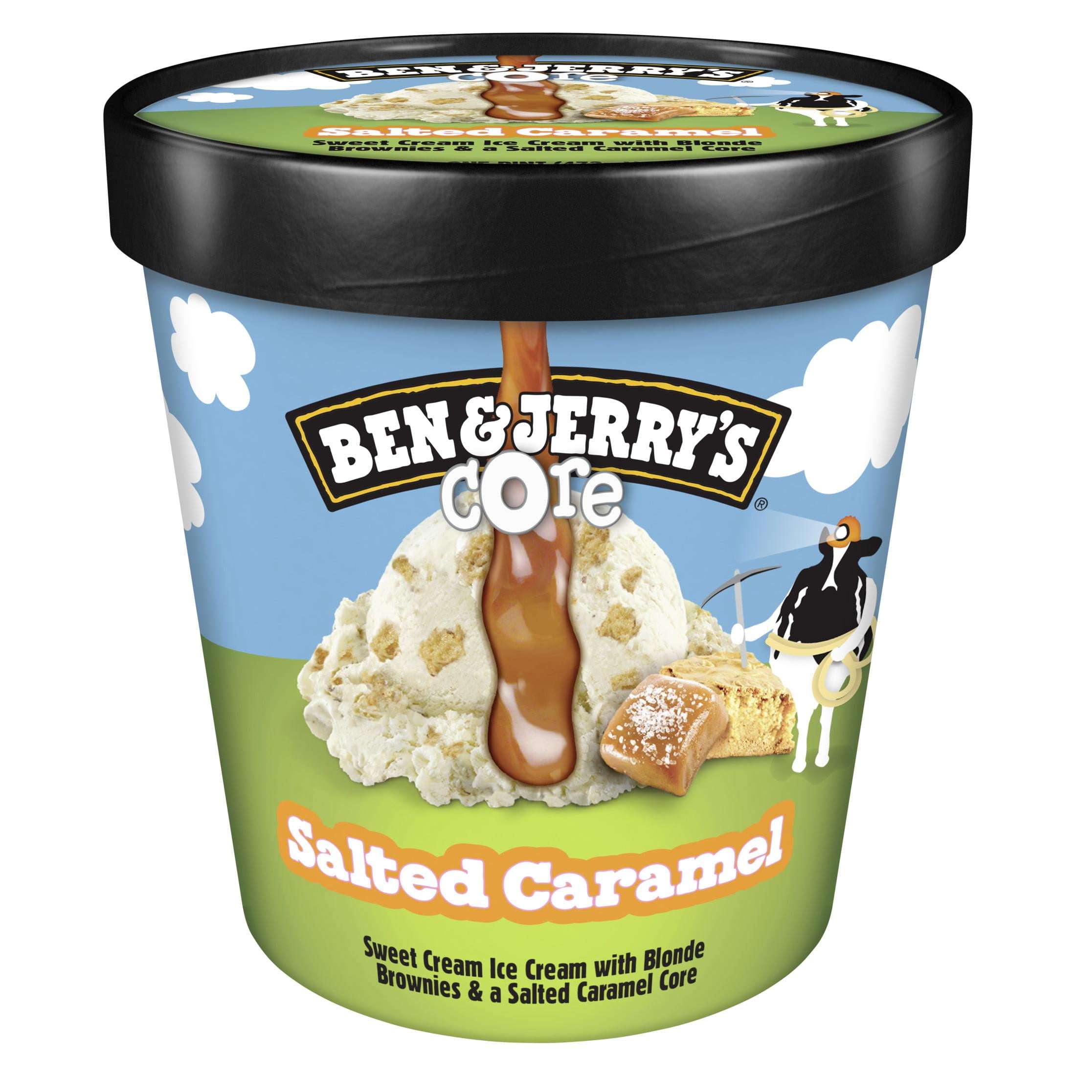 Ben & Jerry's Salted Caramel Sweet Cream Ice Cream Pint, 16 fl oz