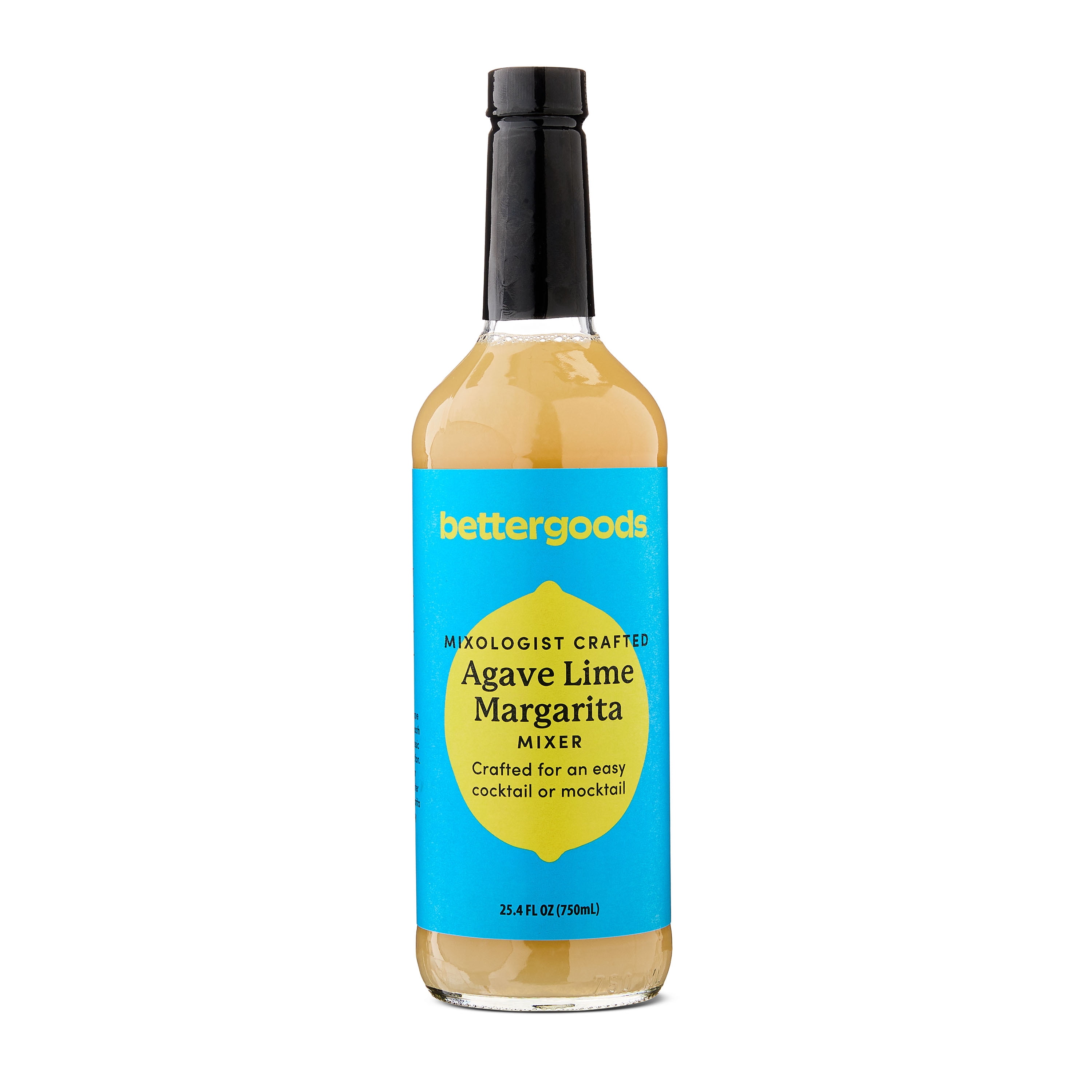 bettergoods Agave Lime Margarita Mixer, 25.4 fl oz (Glass Bottle)