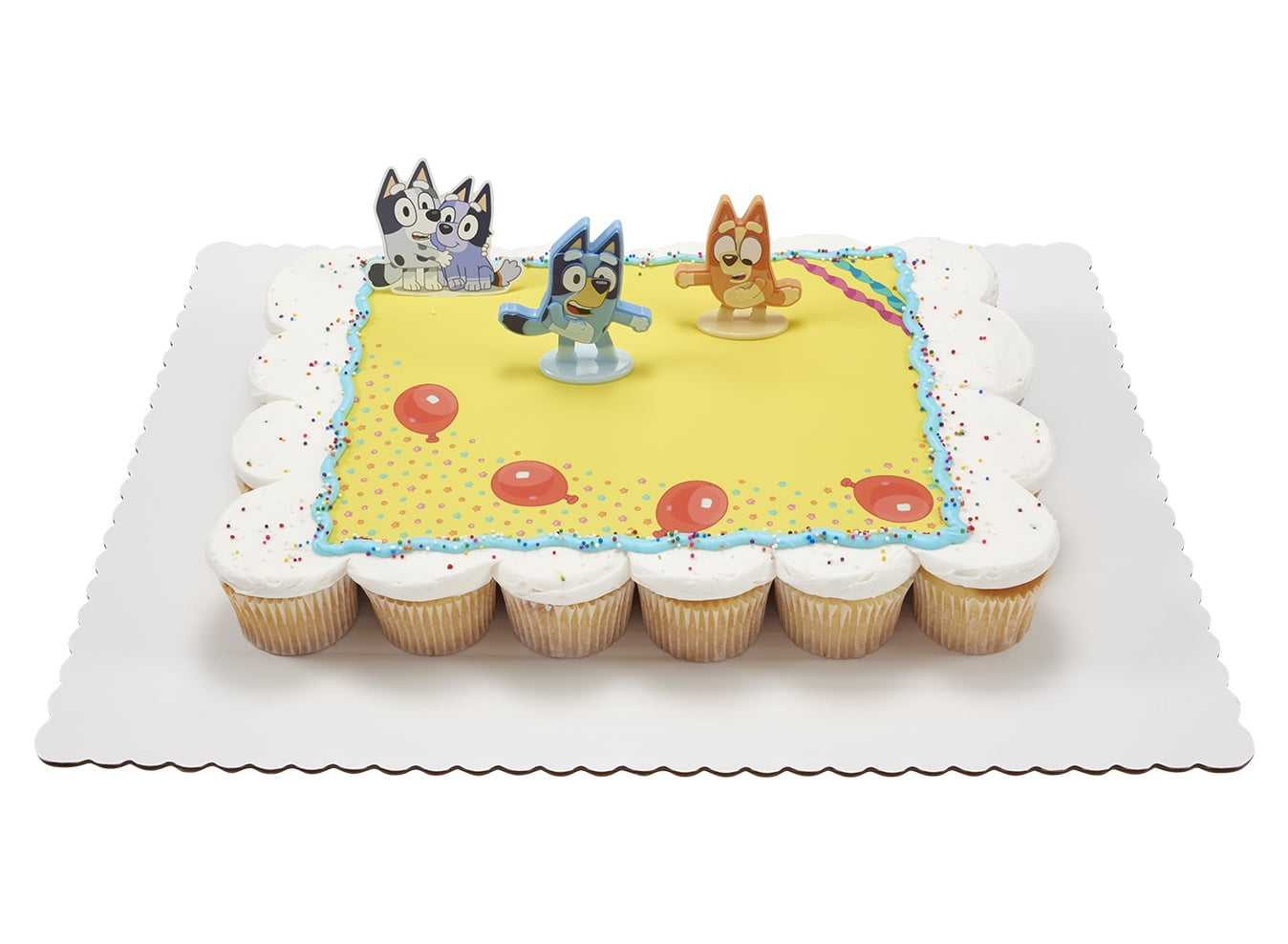 Bluey Cupcake Cake