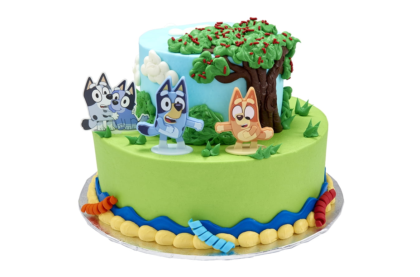 Bluey Two Tiered Cake