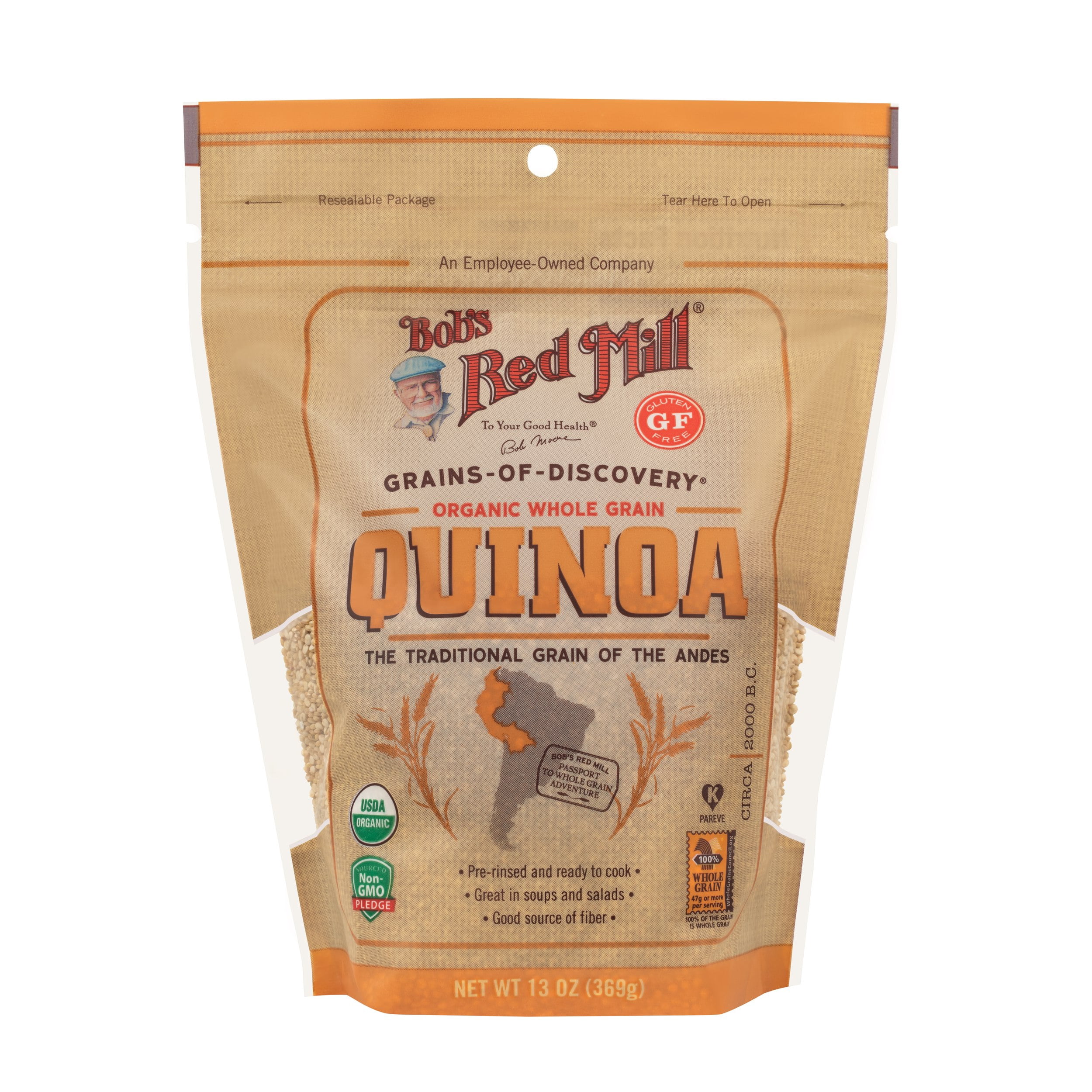 Bob's Red Mill Organic Whole Grain Quinoa, 26 oz