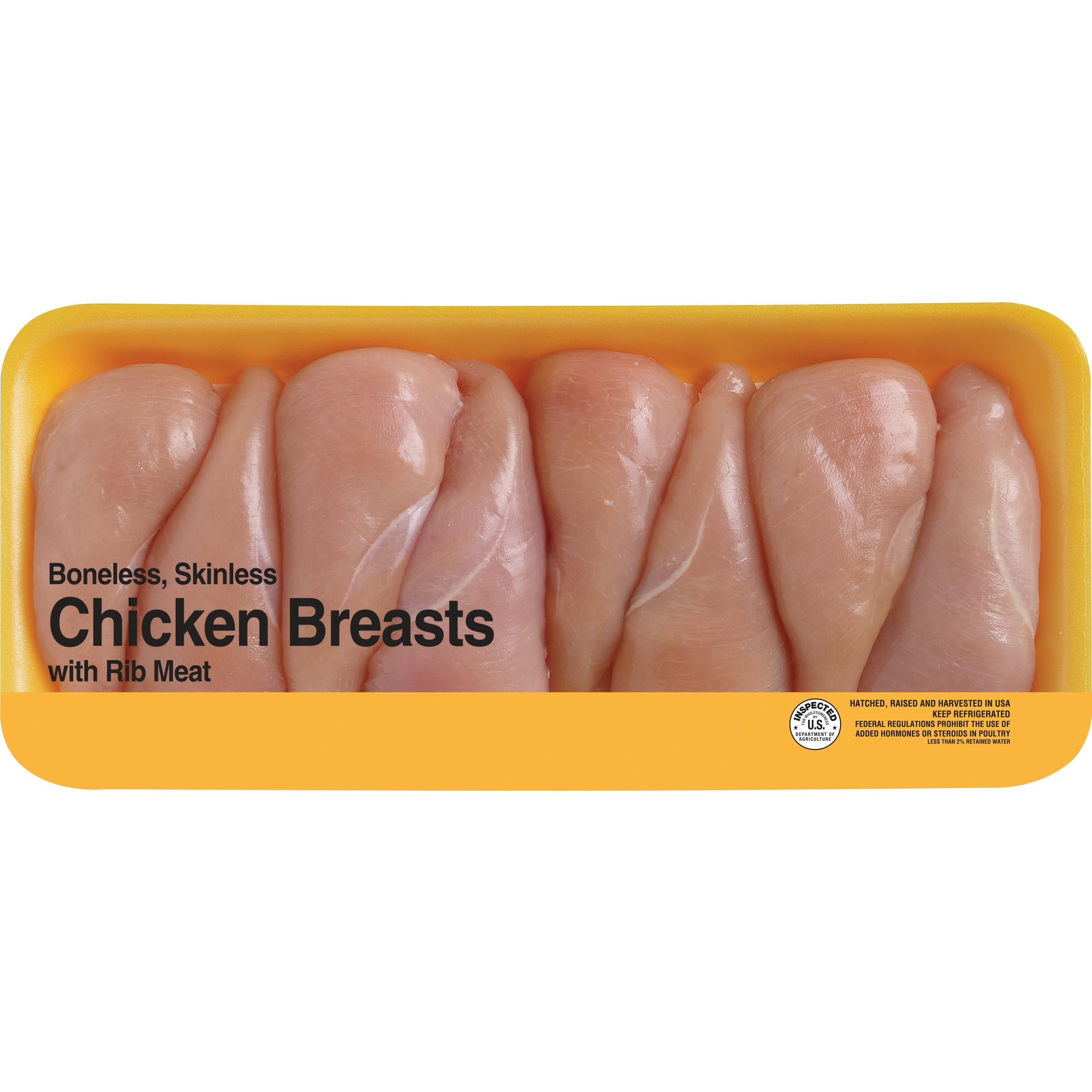Freshness Guaranteed Boneless, Skinless Chicken Breasts, 2.75 - 7.0 lb Tray