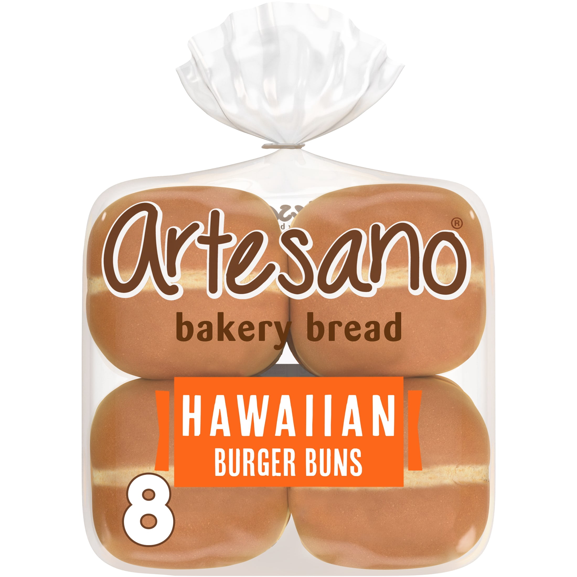 Artesano Hawaiian Bakery Buns, 8 count, 19 oz