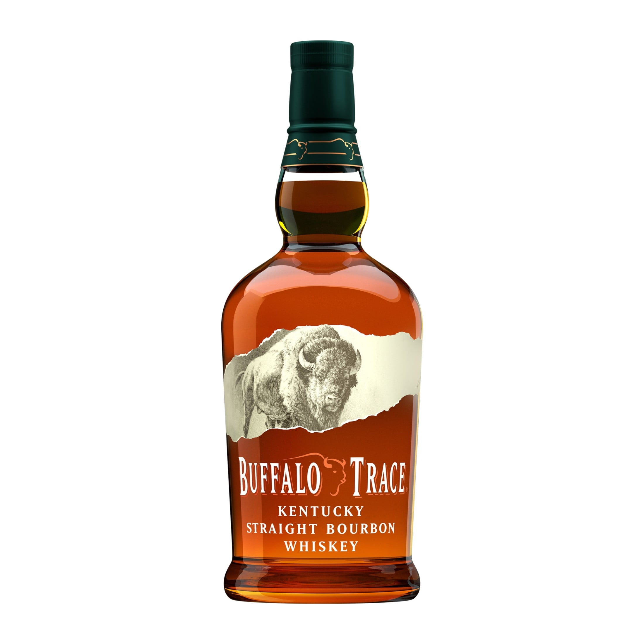 Buffalo Trace Kentucky Straight Bourbon Whiskey, 750 ml Liquor, 45% Alcohol