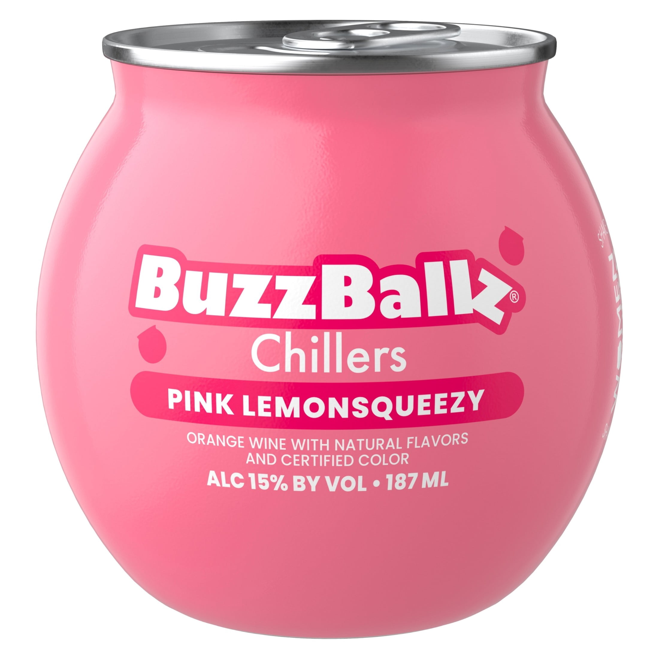 BuzzBallz Pink Lemonsqueezy Chillers, 187ml 30 Proof