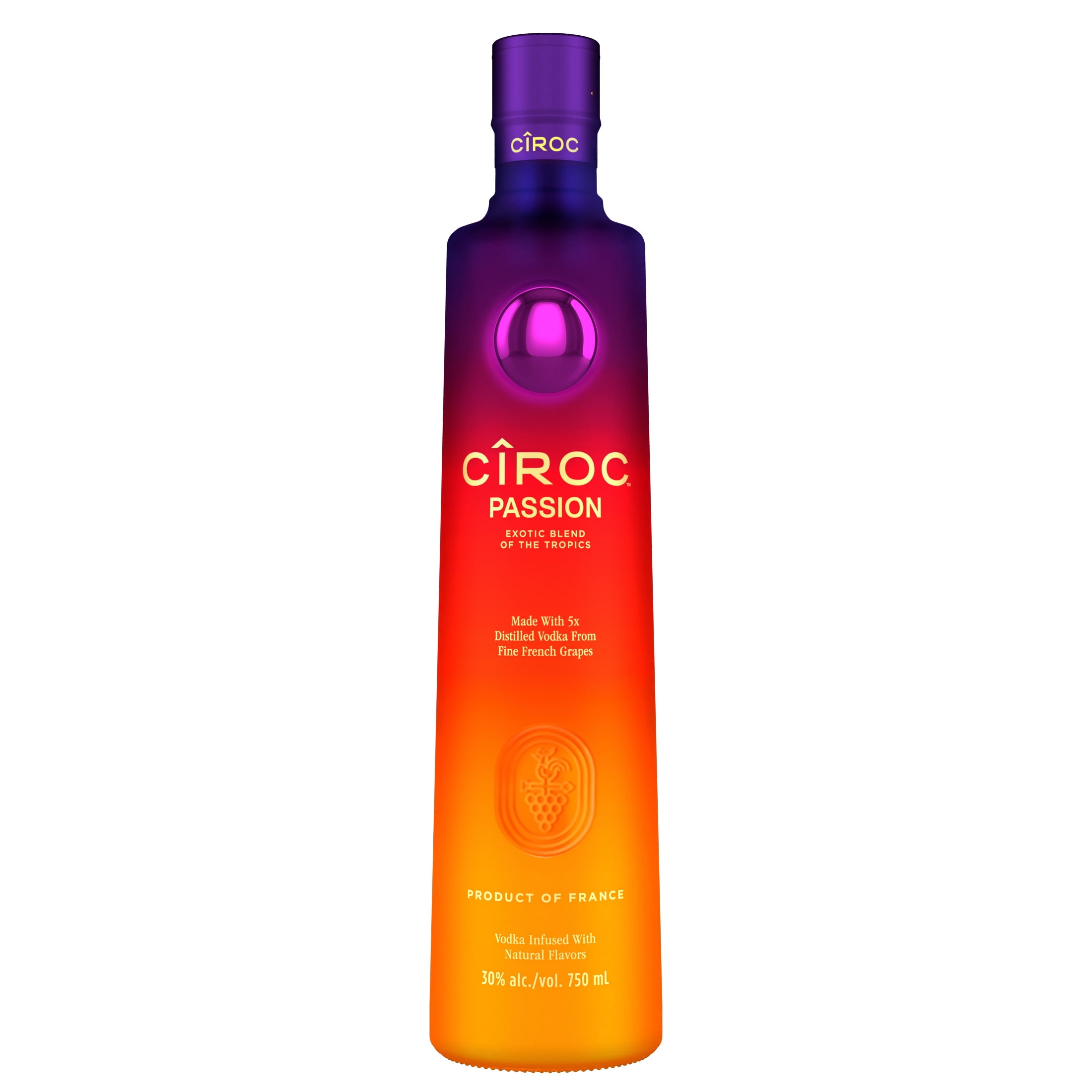 CIROC Passion, 750 mL (Made with Vodka Infused with Natural Flavors), 30% ABV