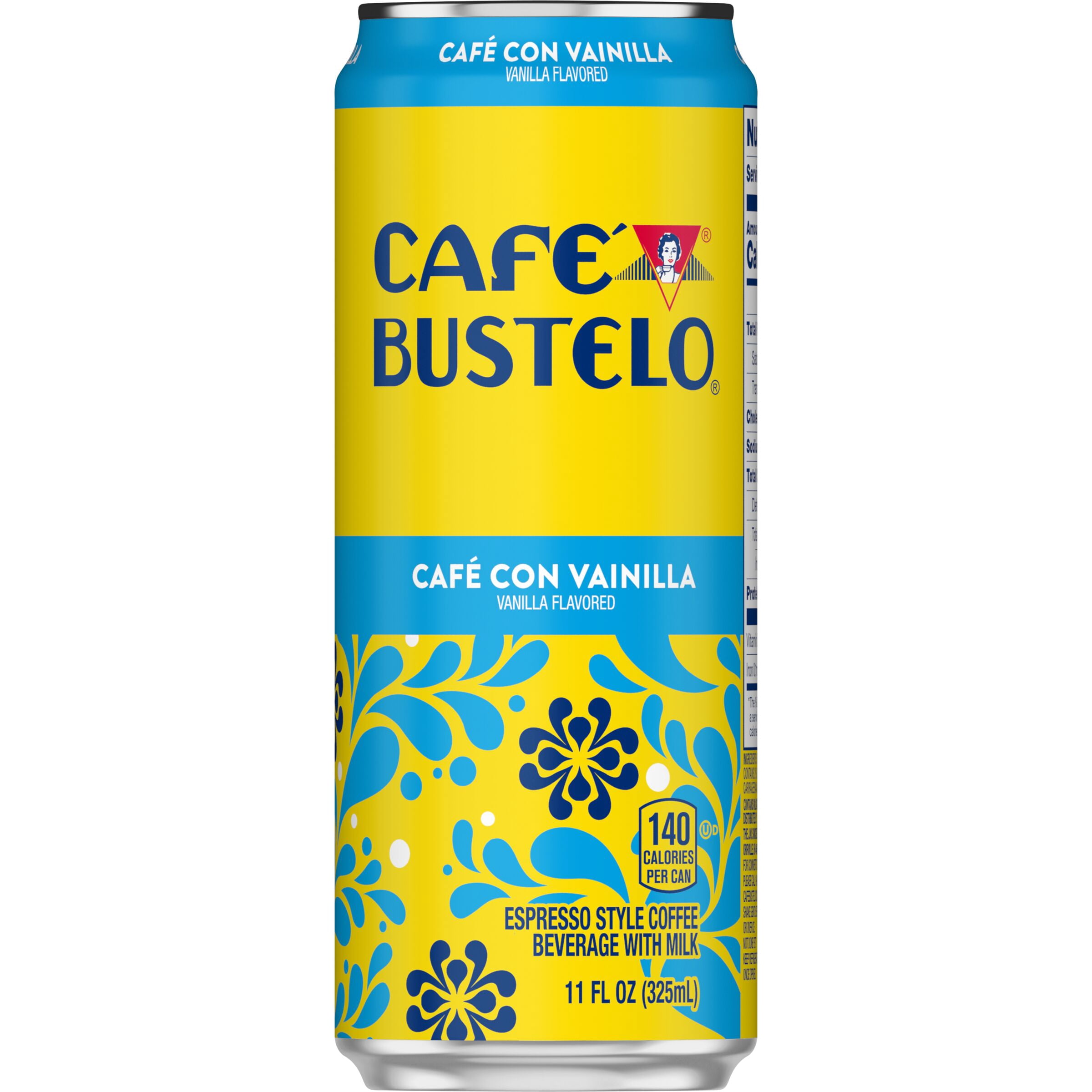 Caf Bustelo 11 Fluid Ounce Caf con Vainilla Single Serve Ready to Drink Coffee Beverage Each