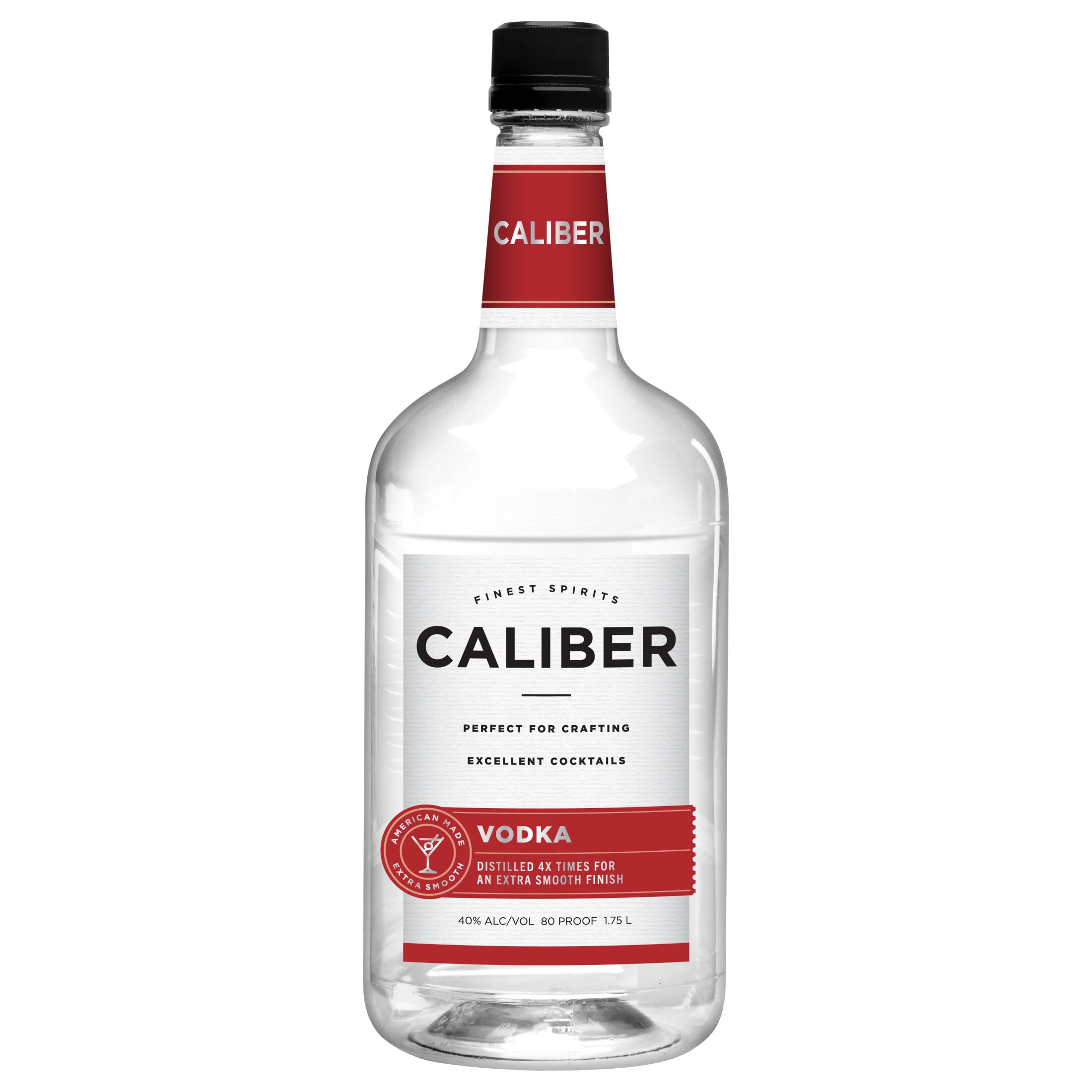 Caliber Vodka, 1.75L Bottle of Vodka, 80 Proof