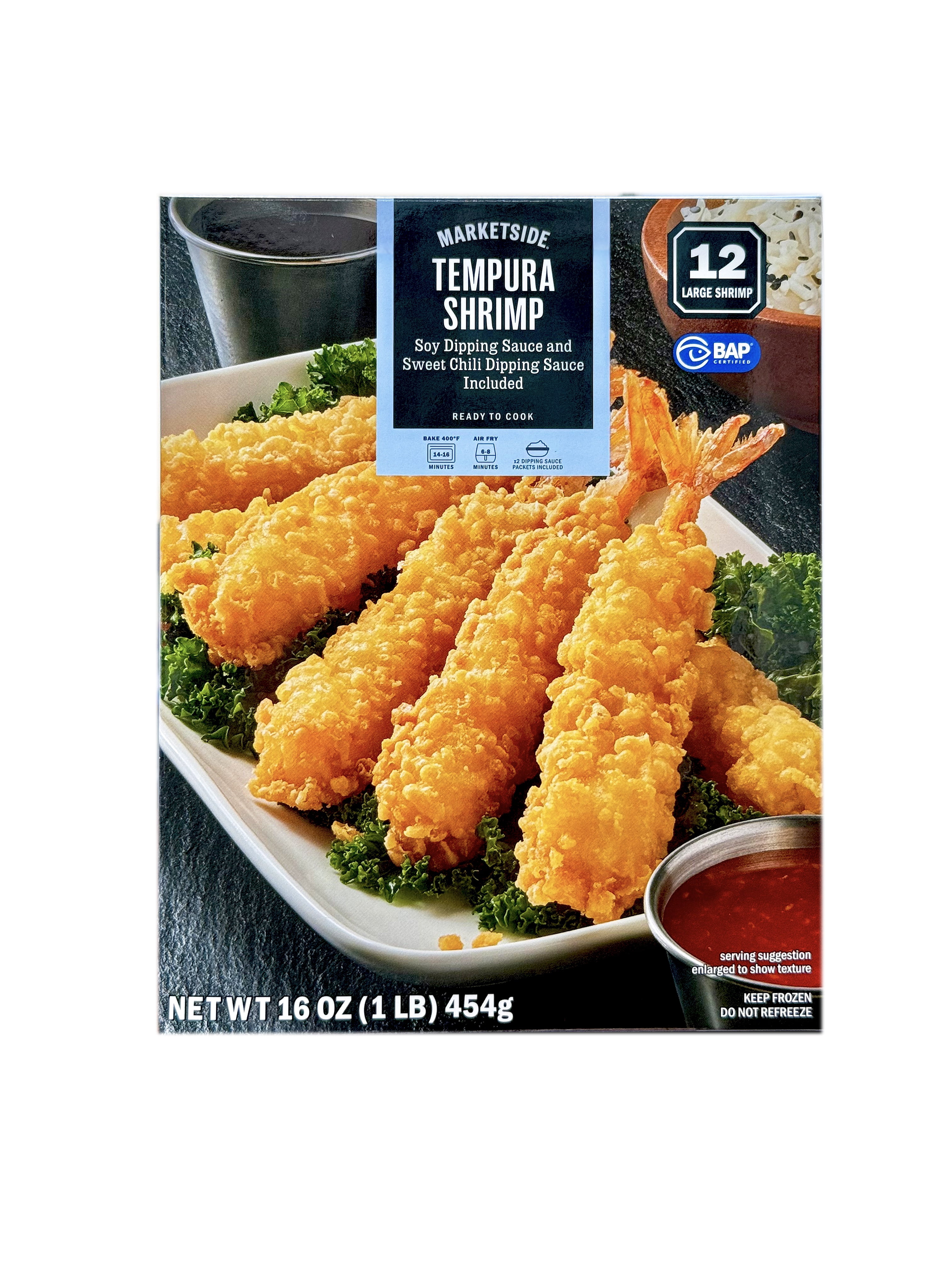 Marketside Frozen Shrimp Tempura 12 Count, 16oz