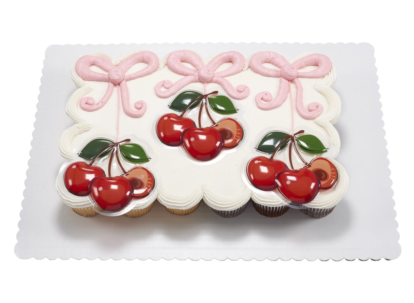 Cherry on Top Cupcake Cake
