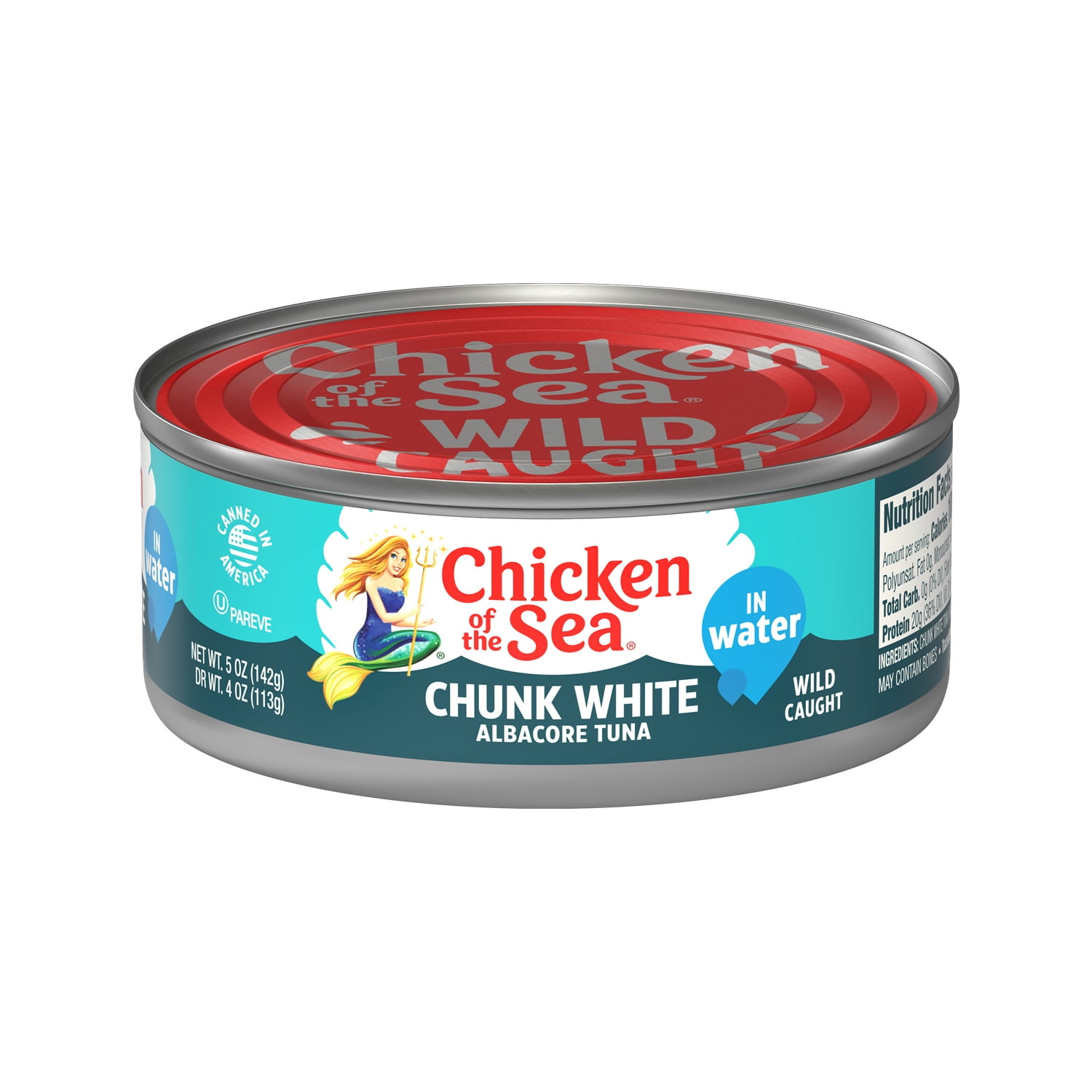 Chicken of the Sea Chunk White Albacore Tuna in Water, 5 oz