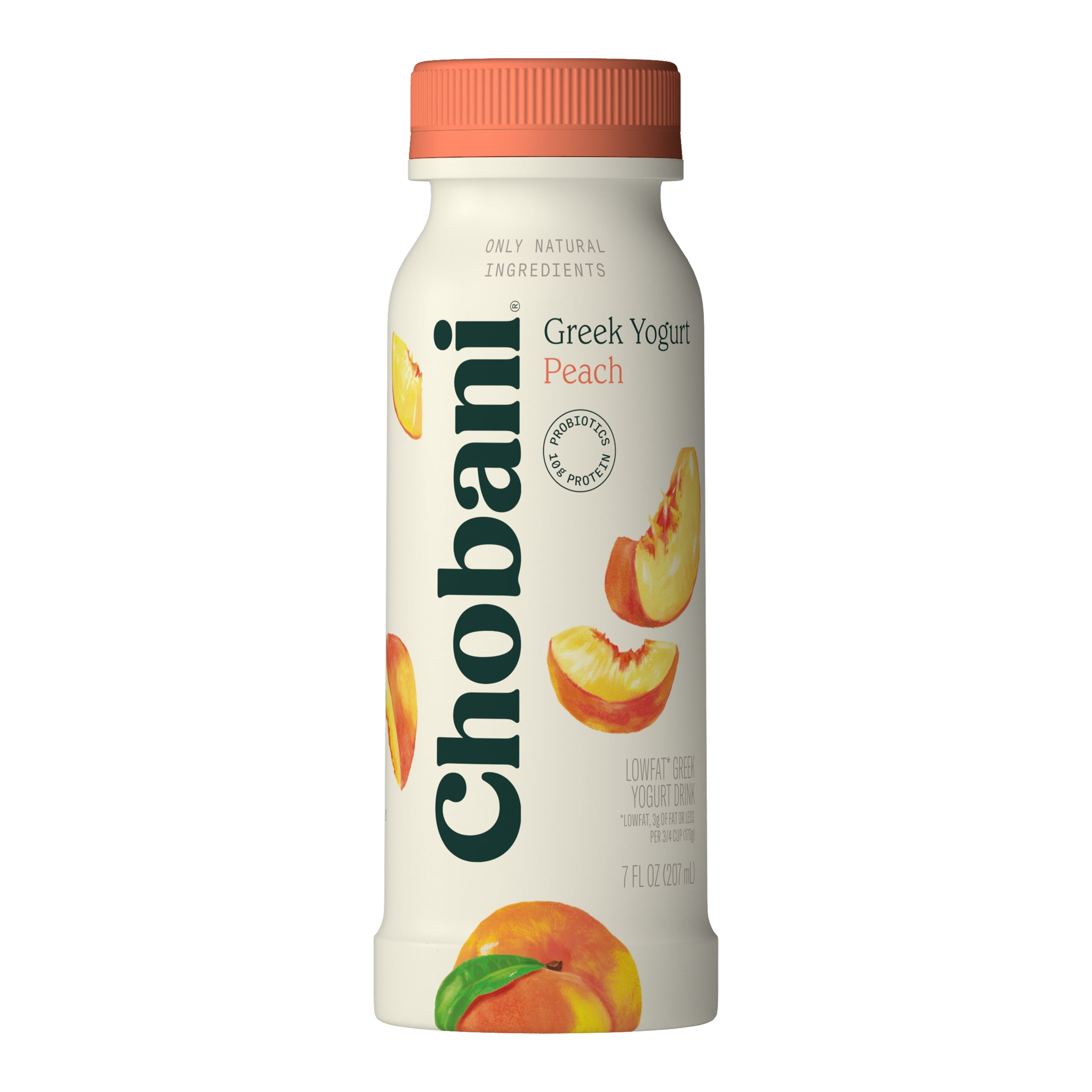 Chobani Greek Yogurt Drink, Peach 7 Oz Bottle