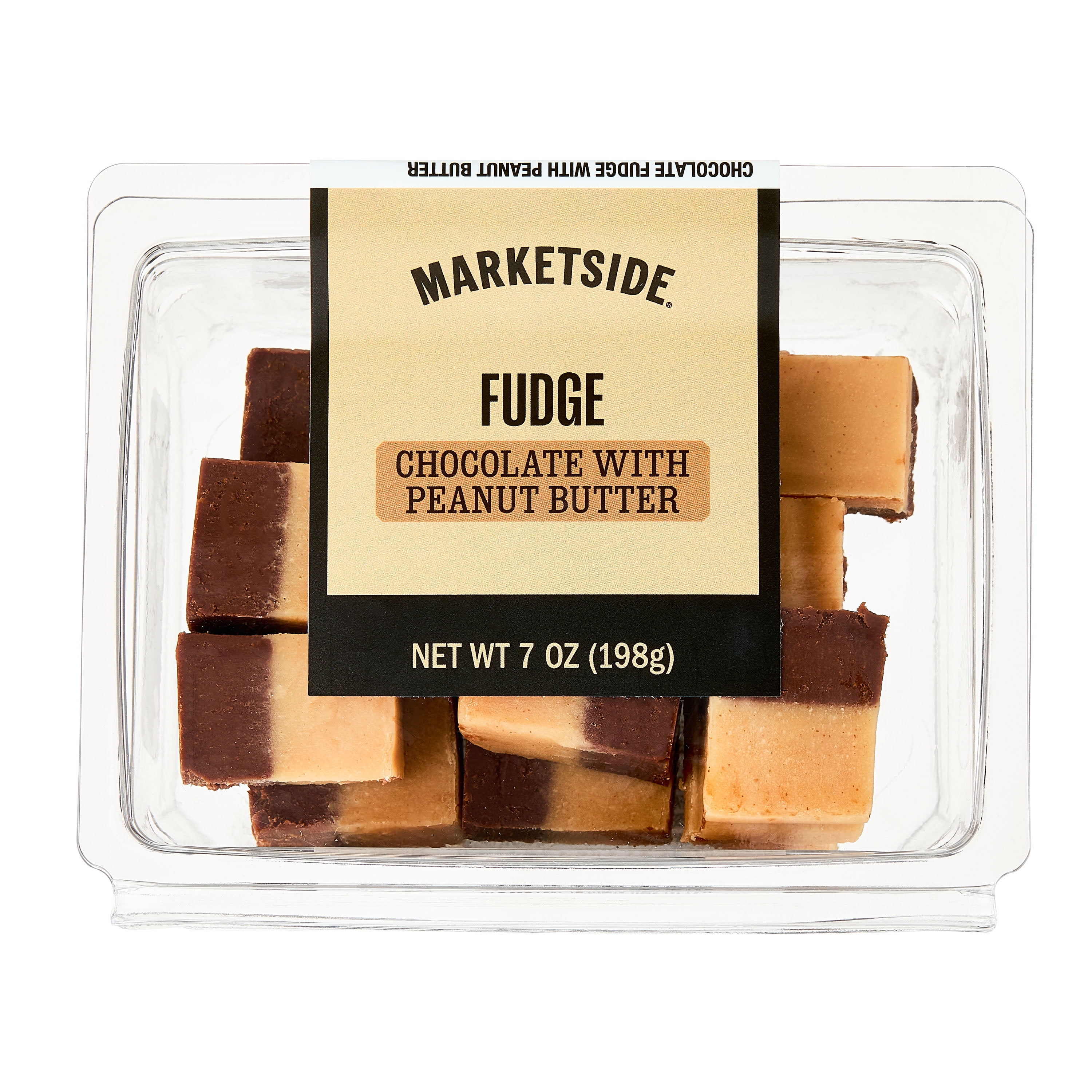 Marketside Chocolate Peanut Butter Fudge, 7 oz