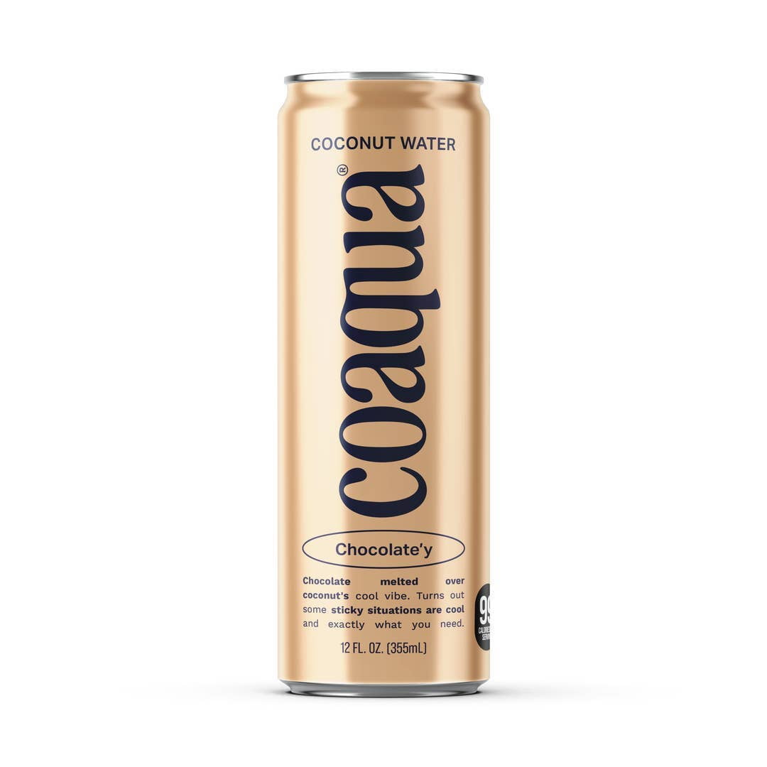 CoAqua Chocolate'y Coconut Water, 12 fl oz, Single