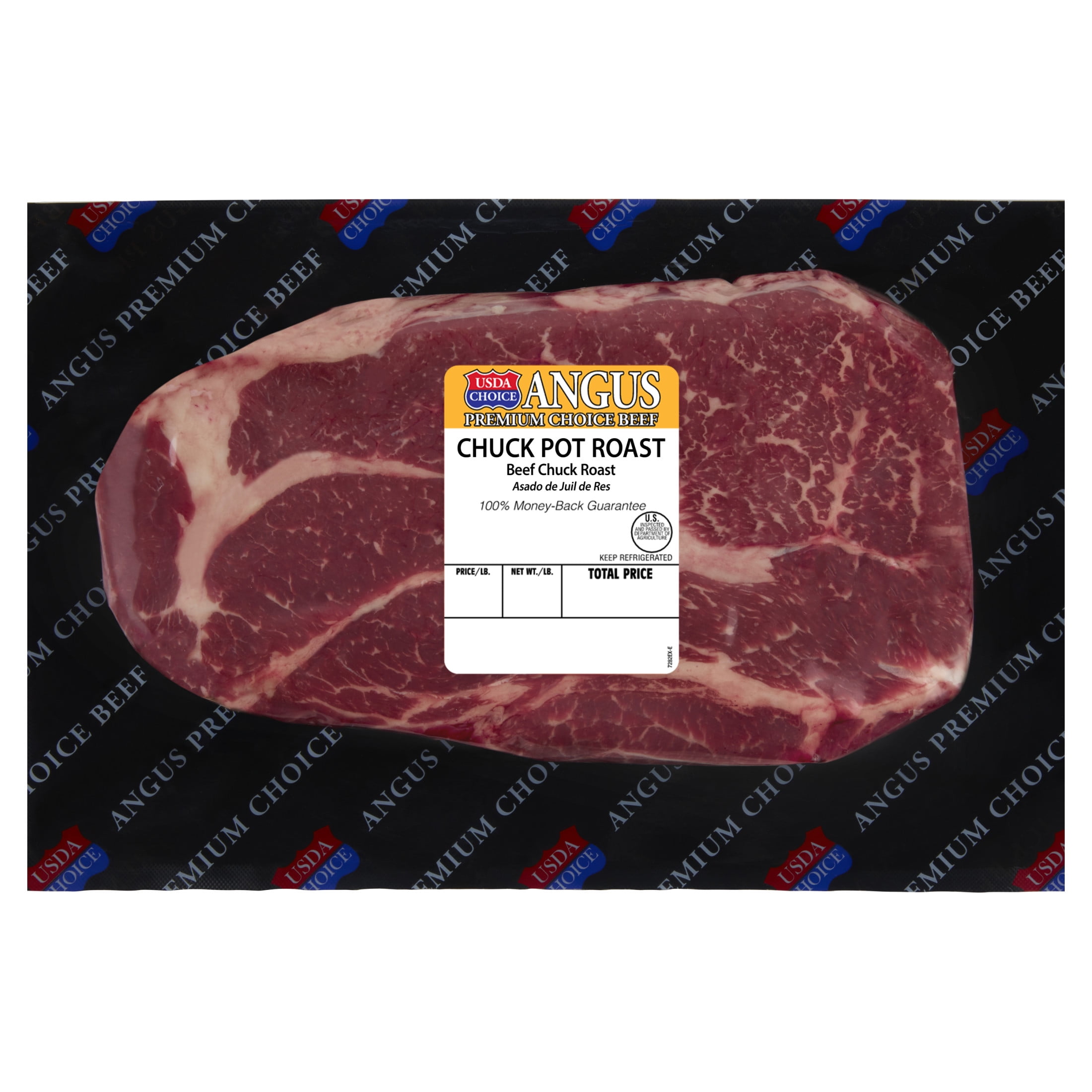 Chuck Roast, Choice Angus Beef, Fresh, 1.6 - 2.85 lb.