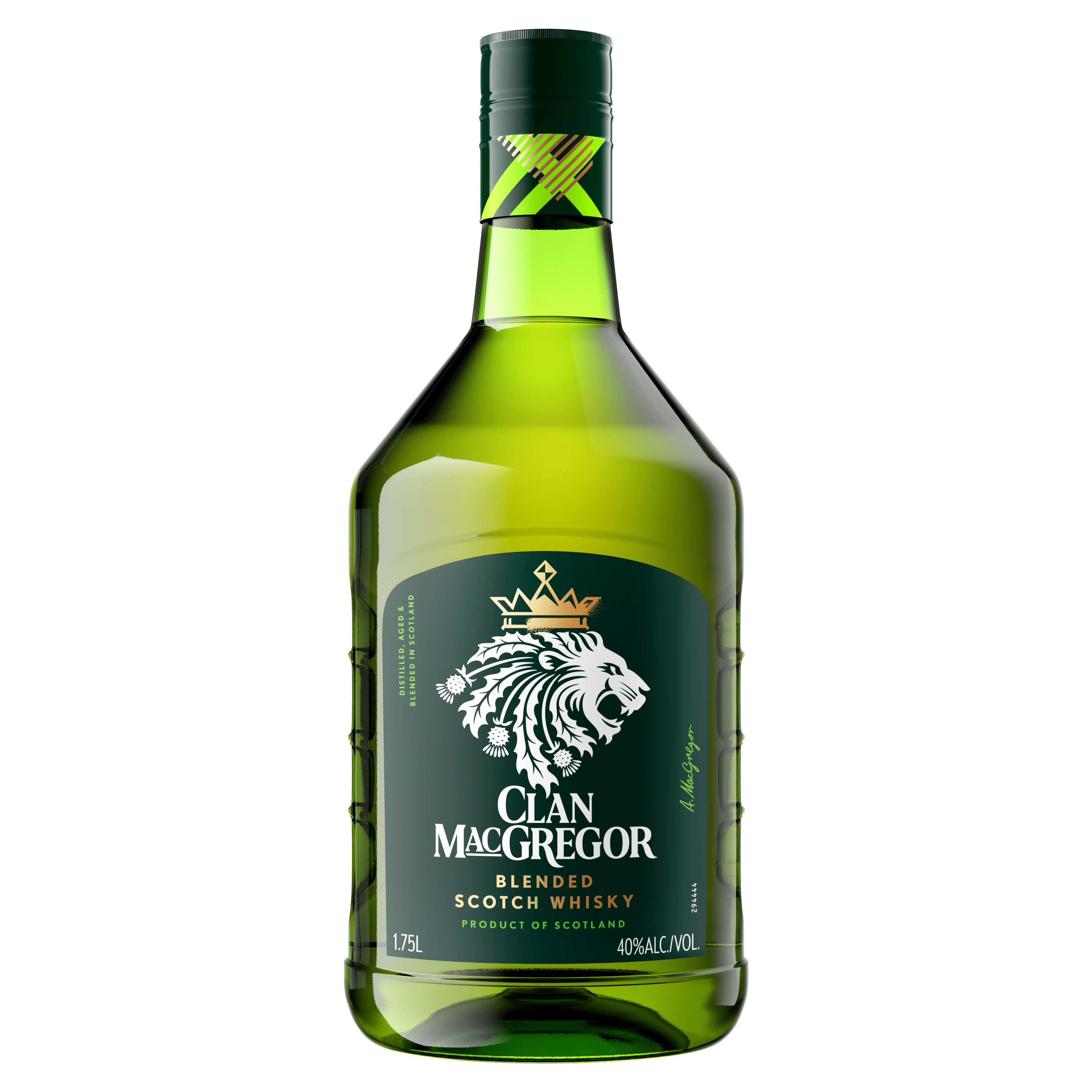 Clan MacGregor Scotch Whisky, 1.75L Plastic Bottle, 40% ABV 80 Proof