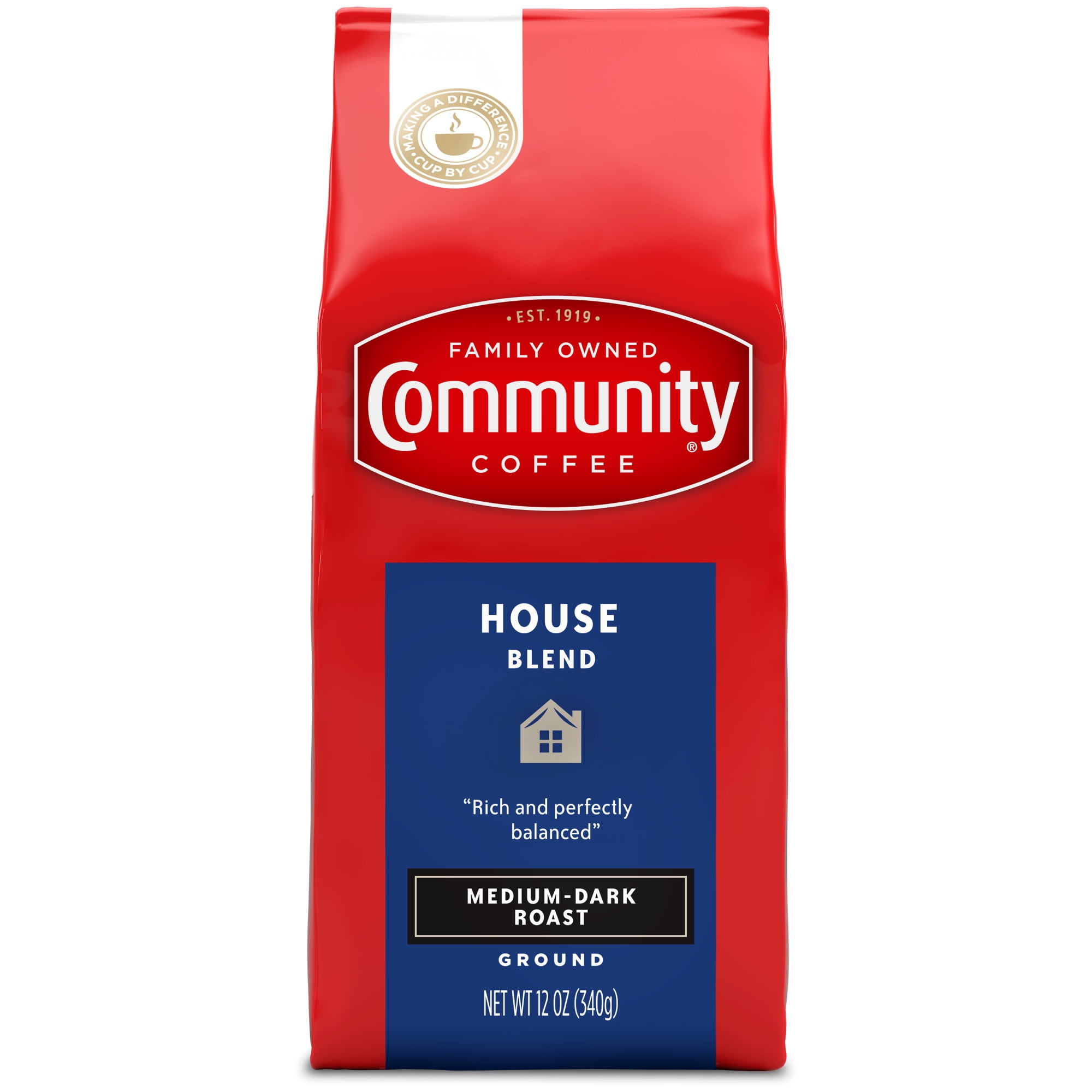 Community Coffee House Blend 12 Ounce Bag