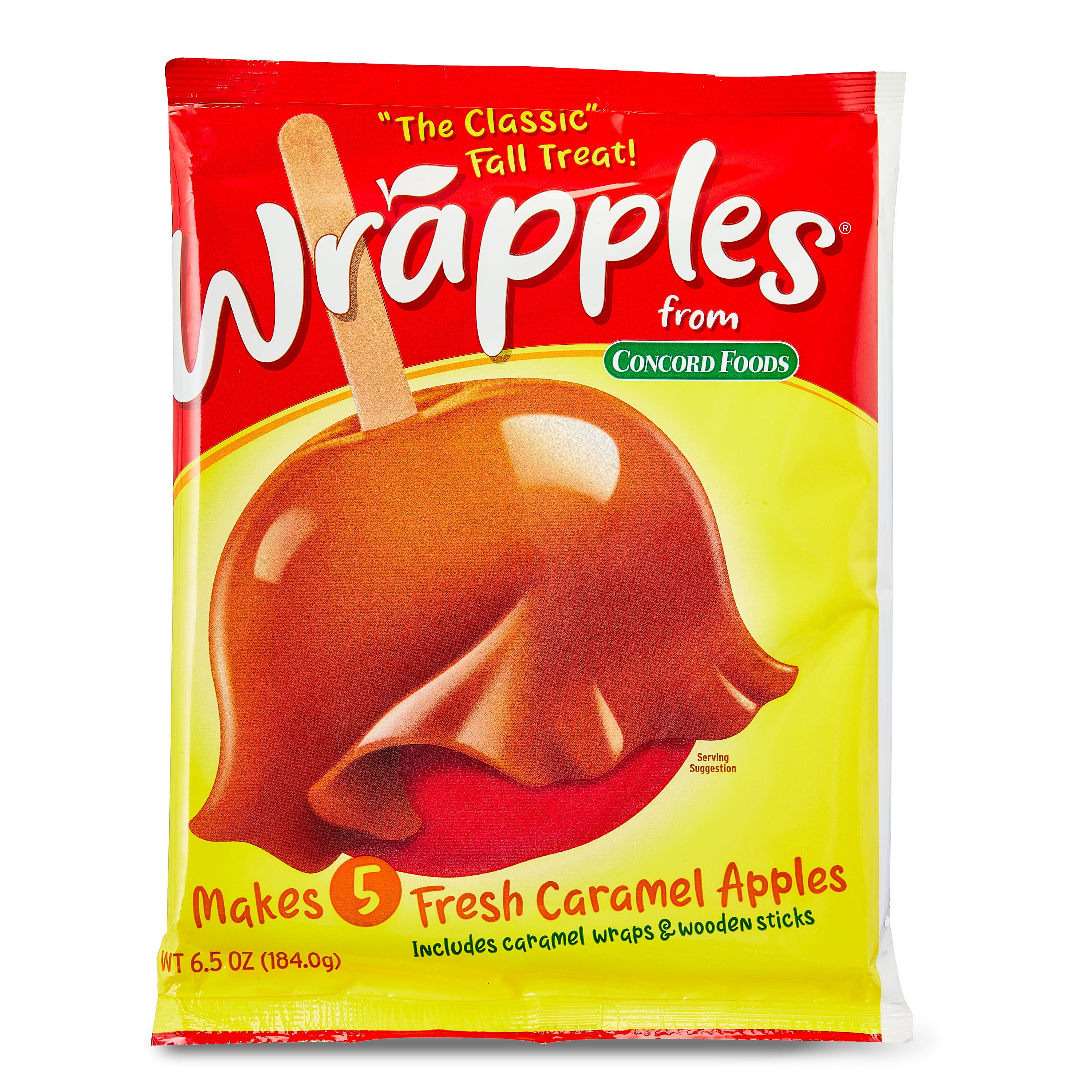Concord Foods Simply Concord Caramel Apple Wrap, 6.5 oz Package