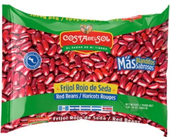 Costa Del Sol Red Beans/Frijol Rojo de Seda 2 Lbs