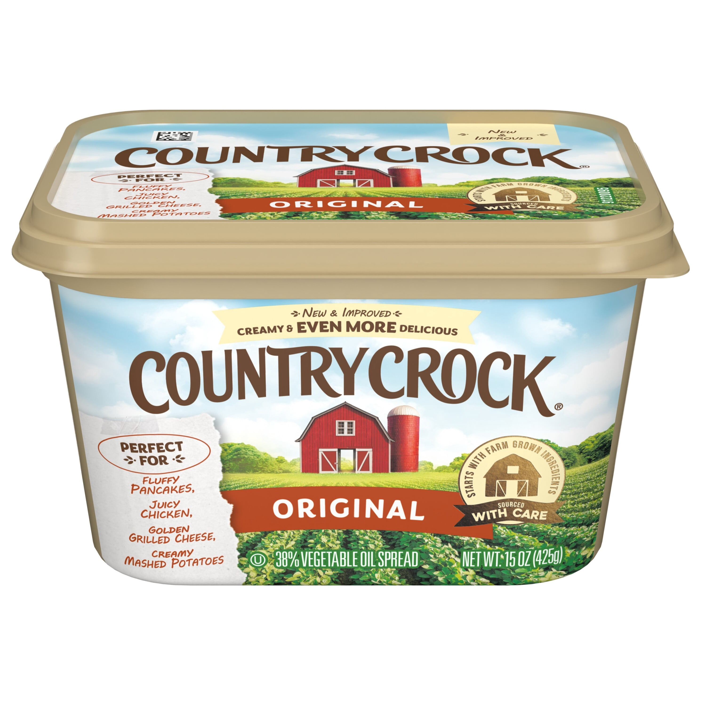 Country Crock Original Buttery Spread, 15 oz Tub (Refrigerated)