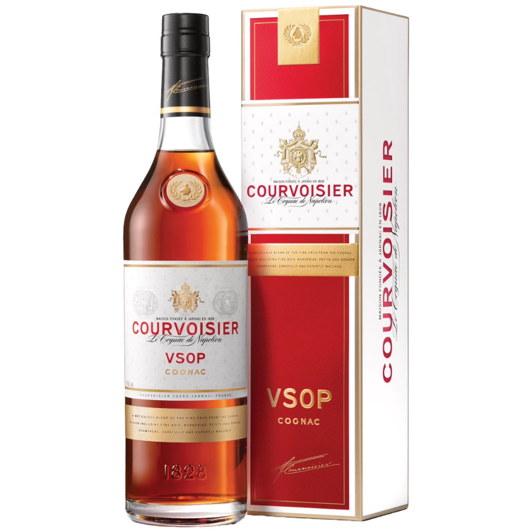 Courvoisier Vsop Cognac, 750 ml Bottle, 40% ABV