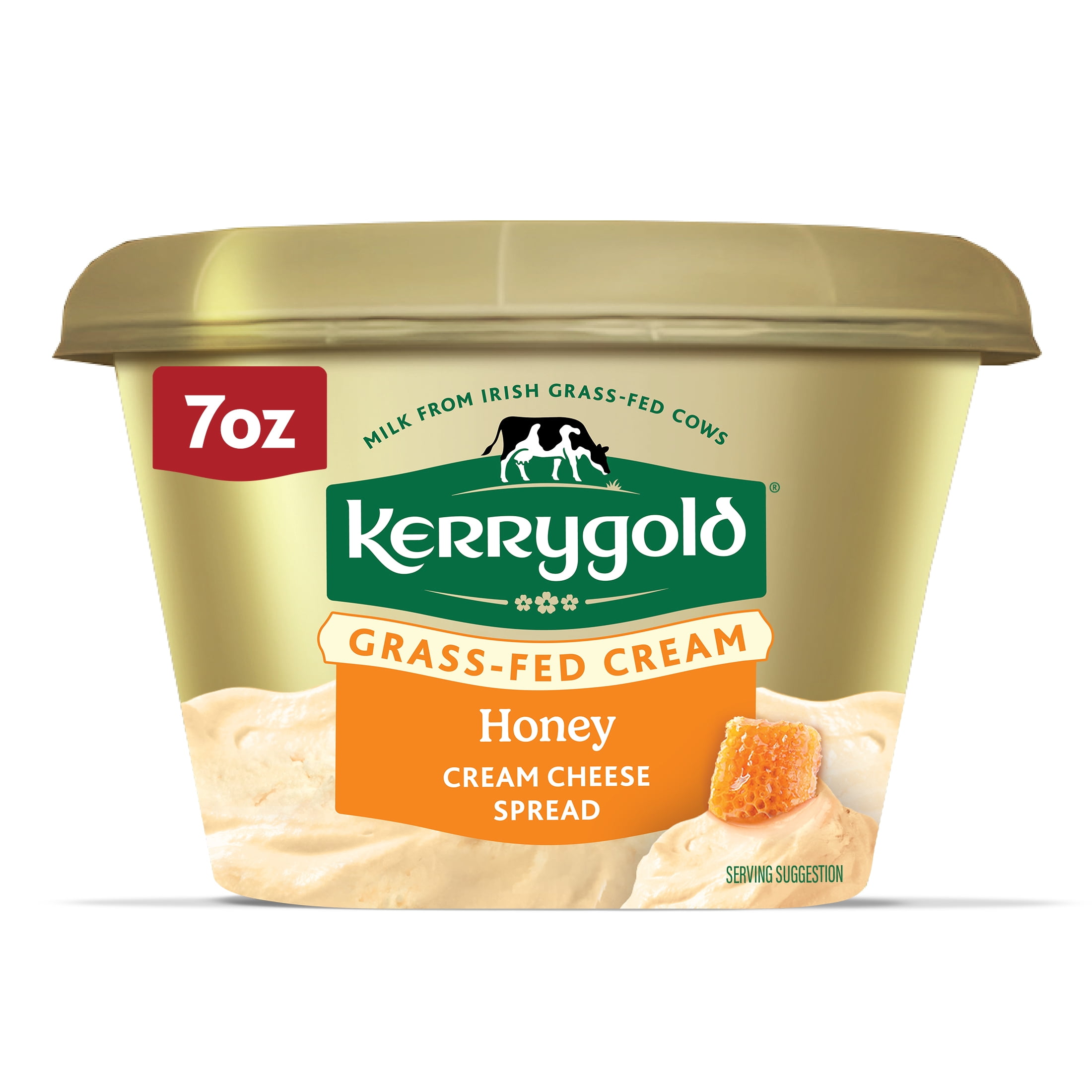 Kerrygold Honey Cream Cheese Spread Tub, Irish, Grass Fed, 7 oz