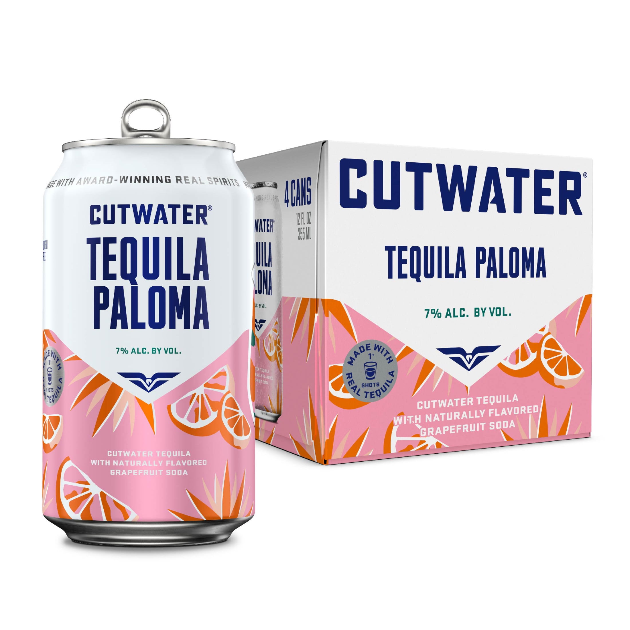 Cutwater Spirits Paloma 4 pack 12 fl oz Aluminum Cans 7% ABV