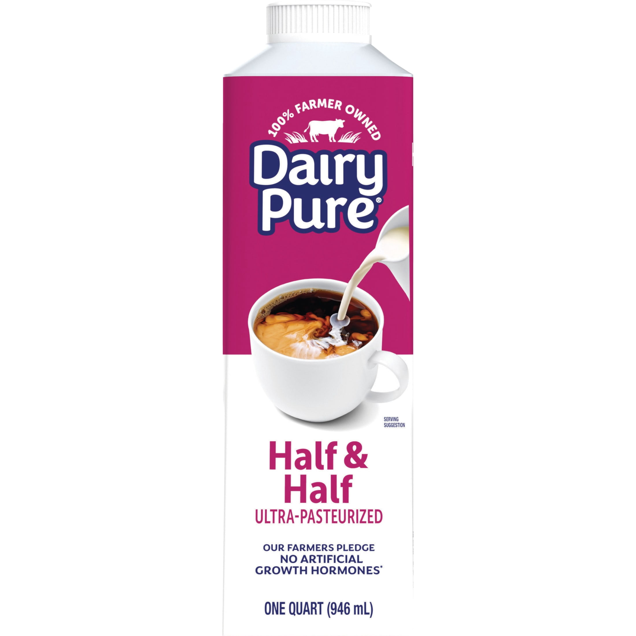 DairyPure Half & Half Ultra-Pasteurized, Quart