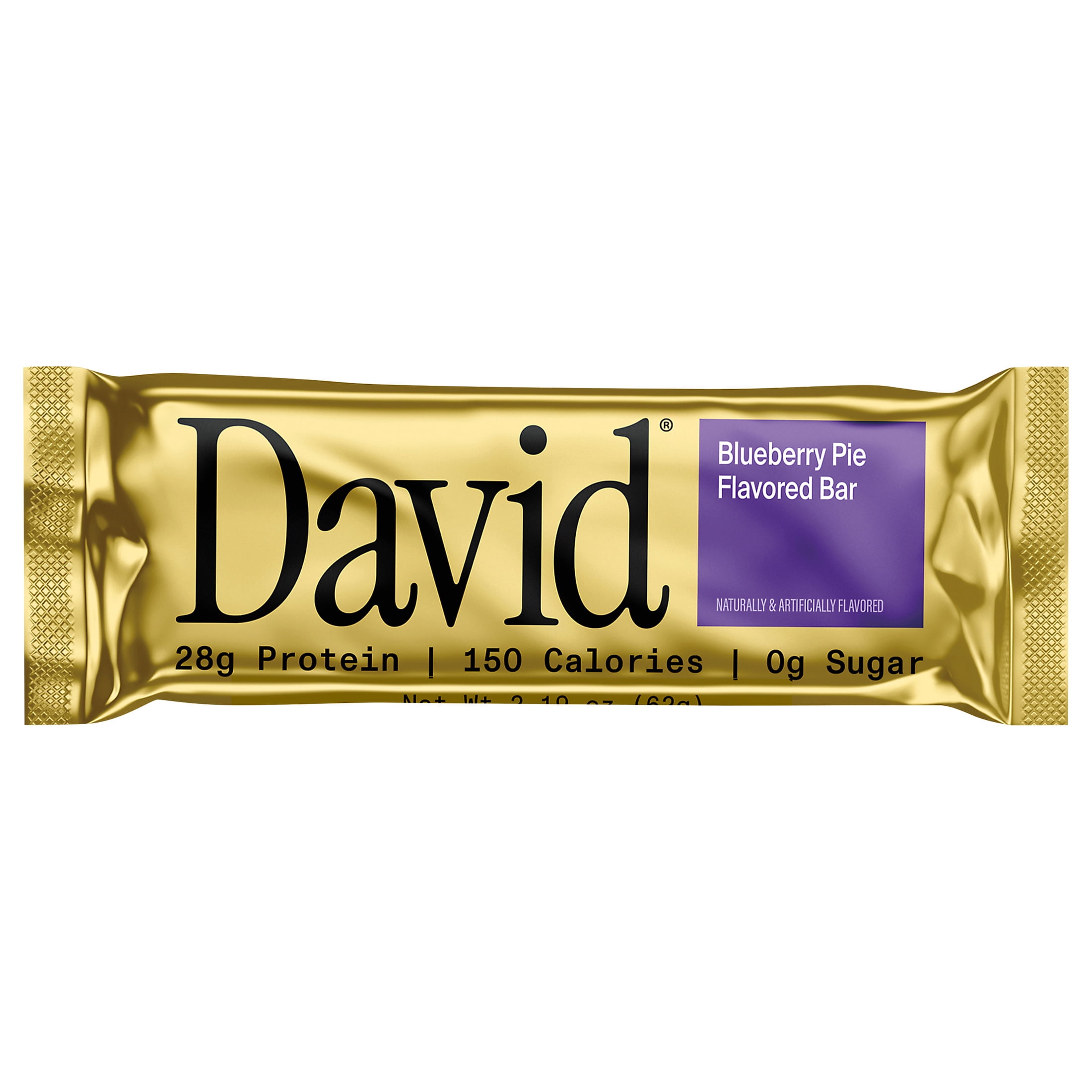 David High Protein Bar, Blueberry Pie - 28g Protein