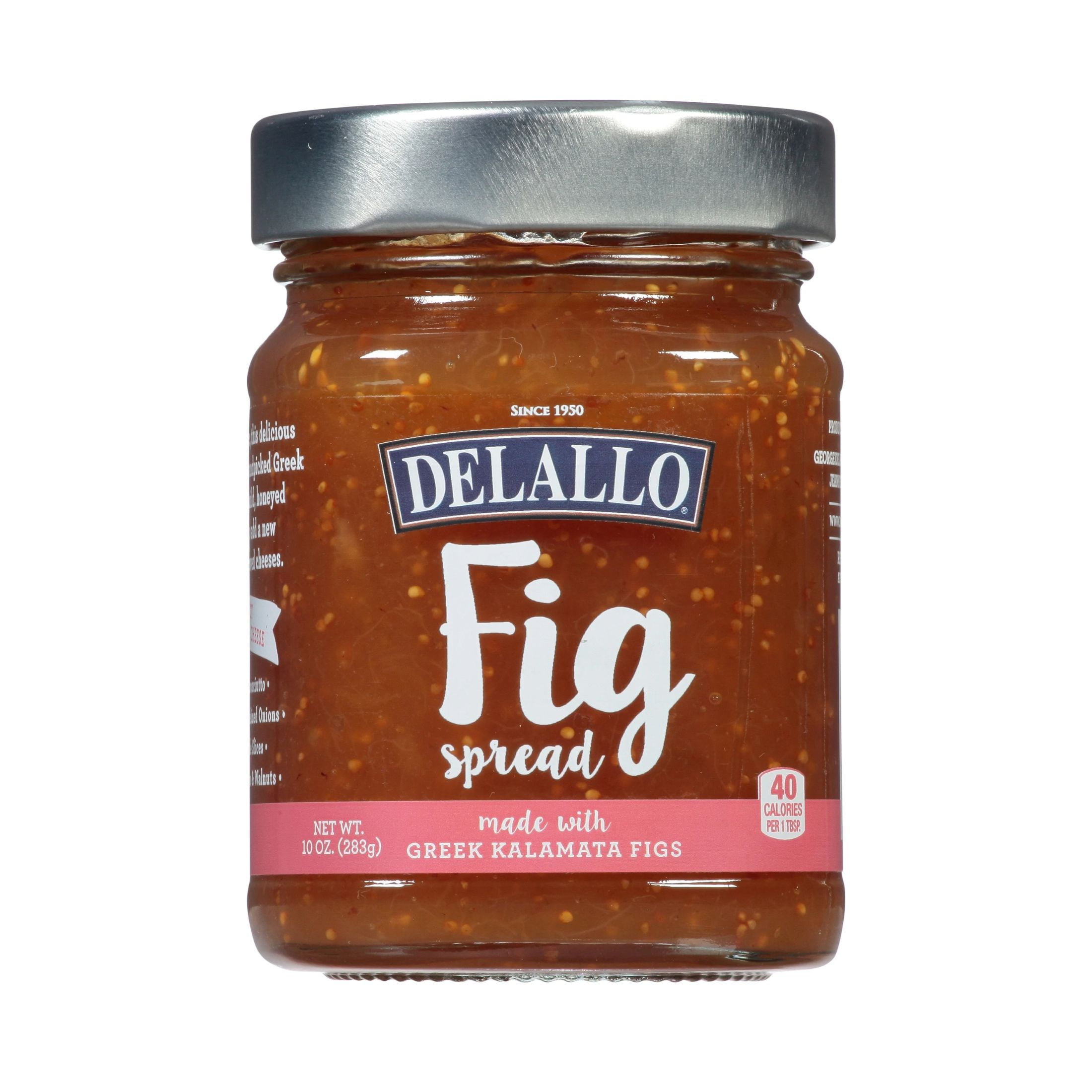 DeLallo Fig Jam Spread, Non-GMO, 10 oz Jar