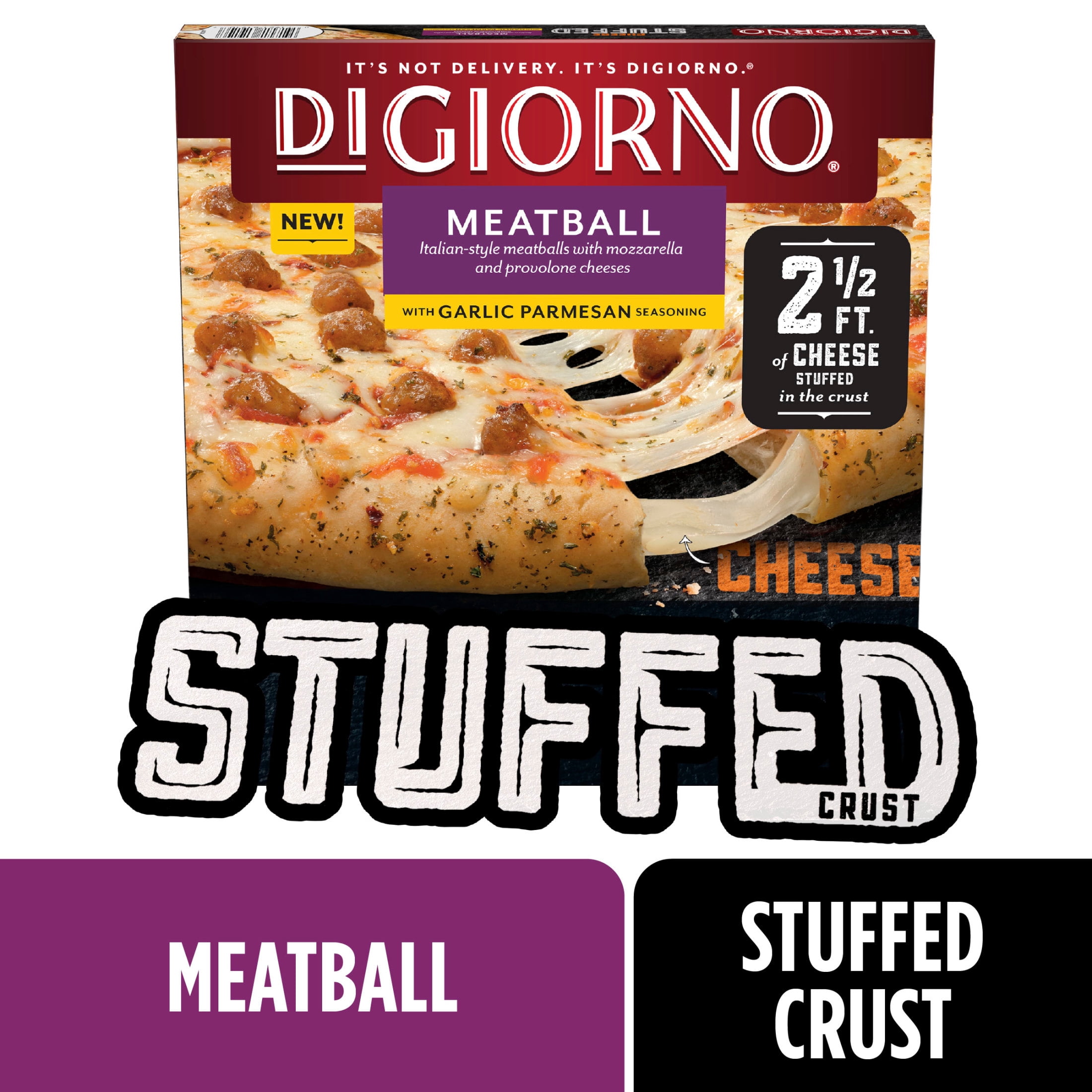 DiGiorno Frozen Pizza Stuffed Crust Meatball Pizza, 23.1 oz