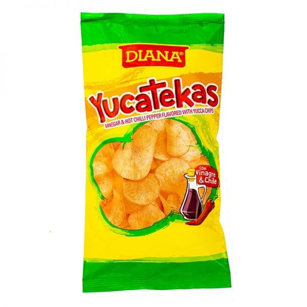 Diana Yucatekas Vinegar & Hot Chili Pepper Chips, 2.5 oz