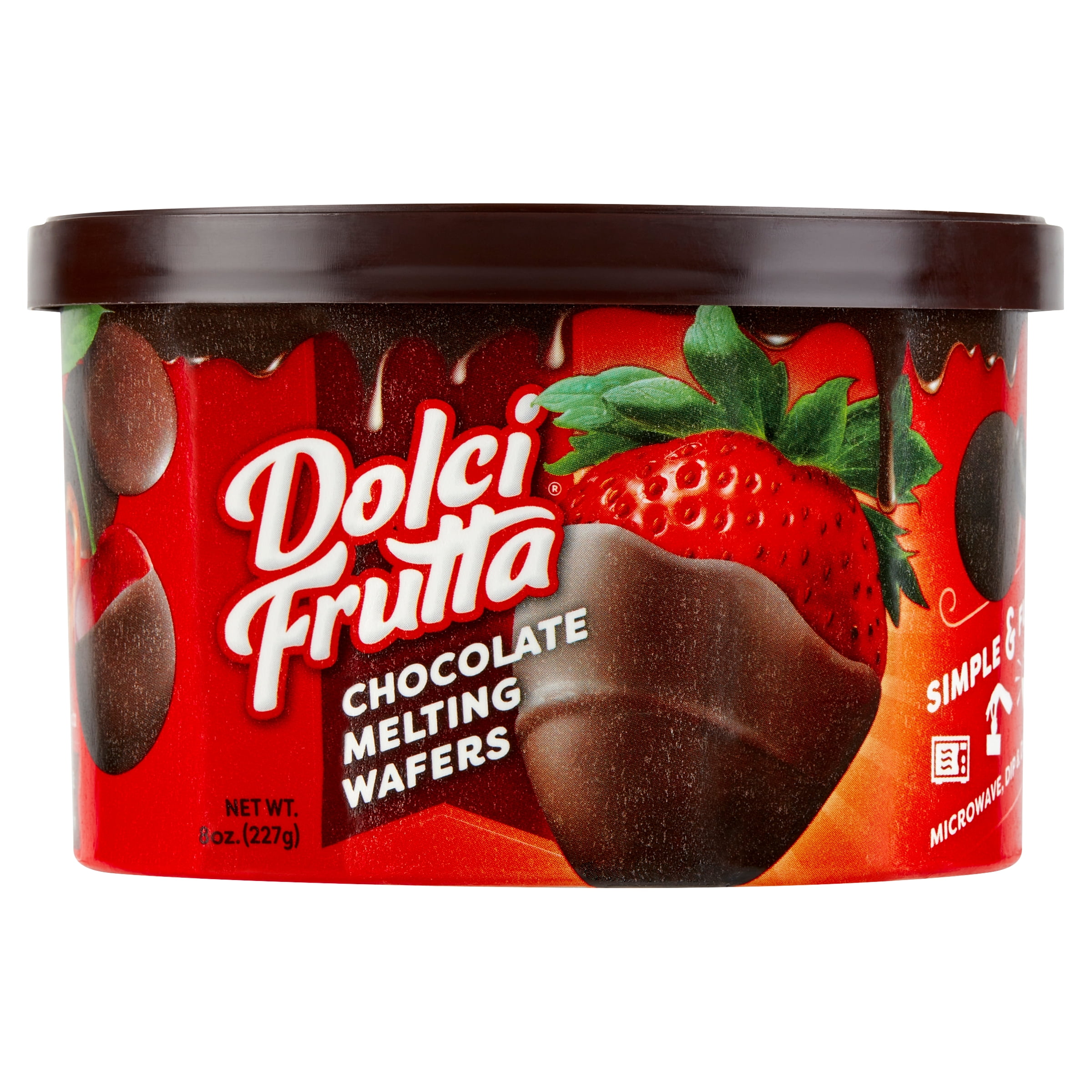Dolci Frutta Chocolate Melting Wafers, 8 oz