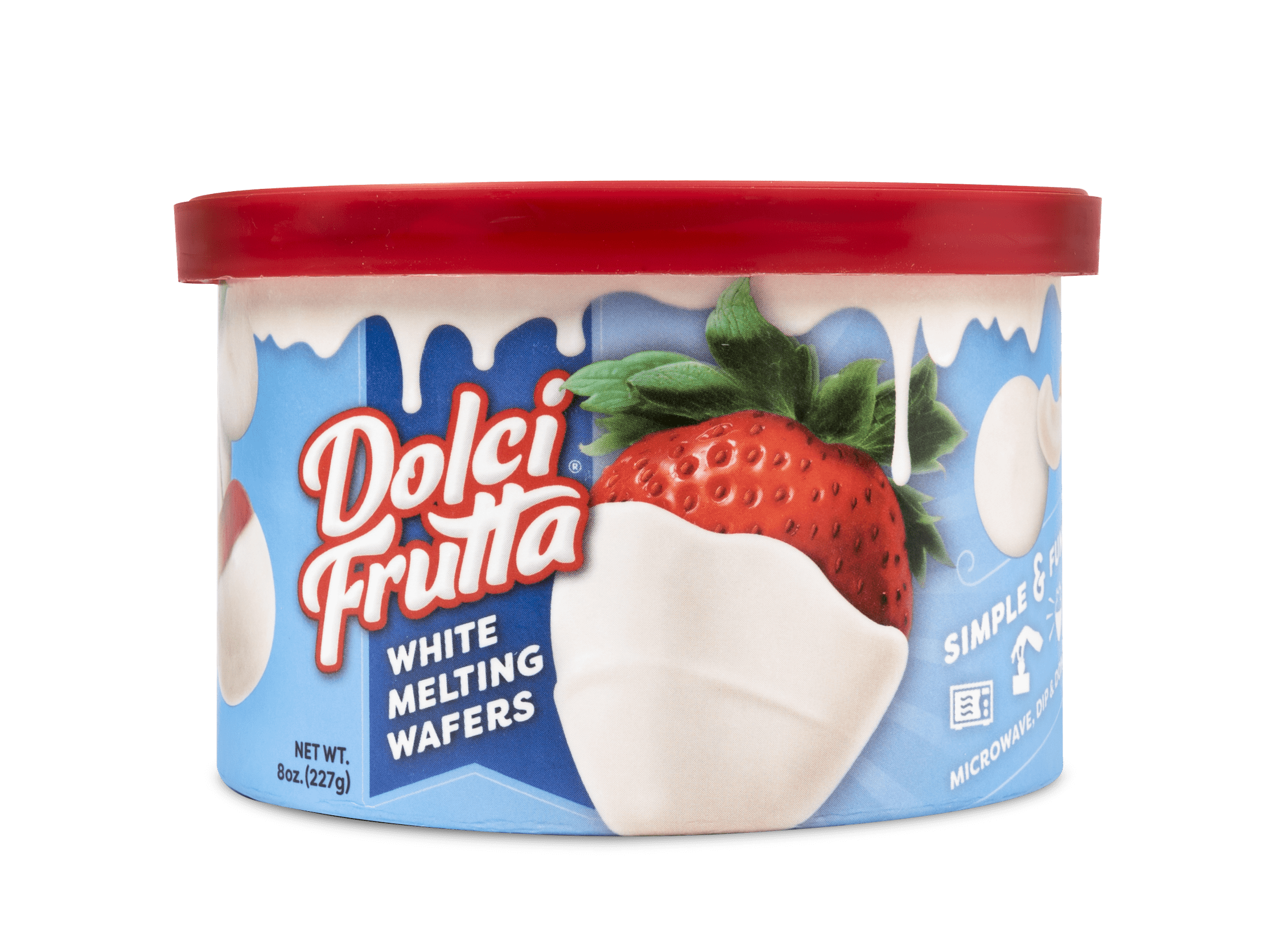 Dolci Frutta White Melting Wafers, 8 oz